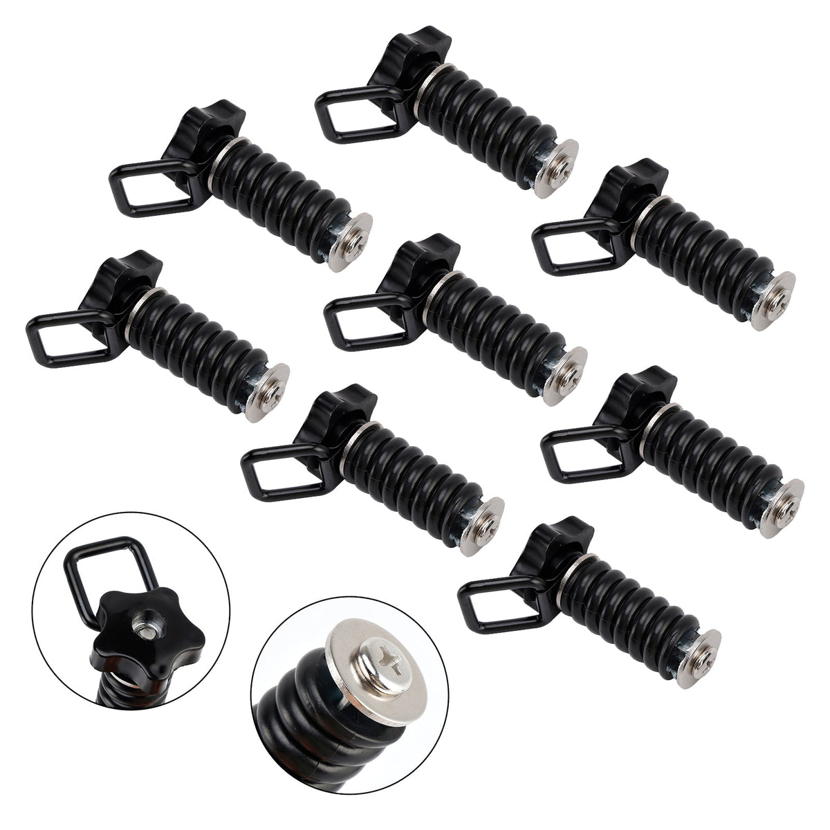 8 puntos de anclaje Lock flexibles &amp; Kit de montaje para Polaris RZR Sportsman 13-25