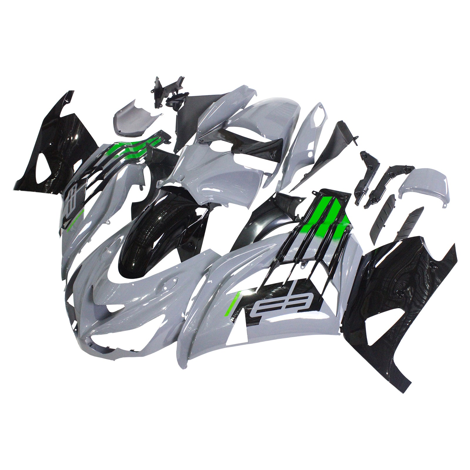 Kit de carénage par injection, carrosserie adaptée à la Kawasaki ZX14R ZZR1400 2012-2026