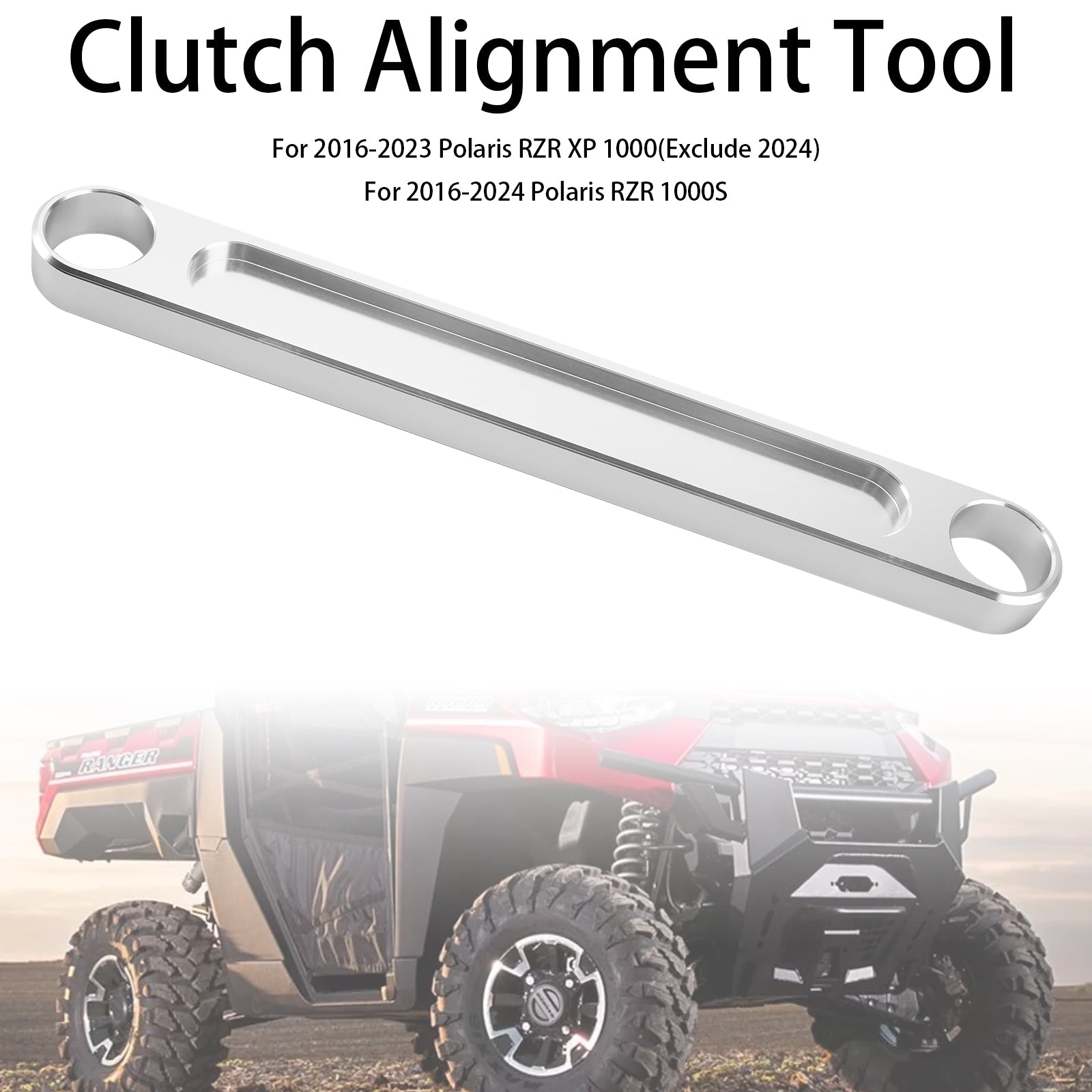 Transmisión Herramienta de alineación del embrague del embrague del árbol para Polaris RZR General Ranger 2016+