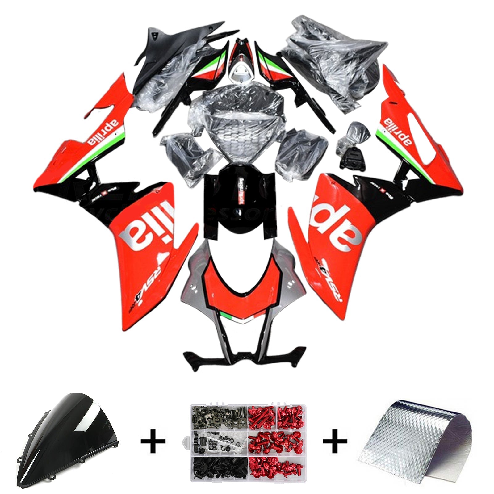 Amotopart Aprilia RSV4 1000 2016-2018 Kit Carenado Plástico Carrocería