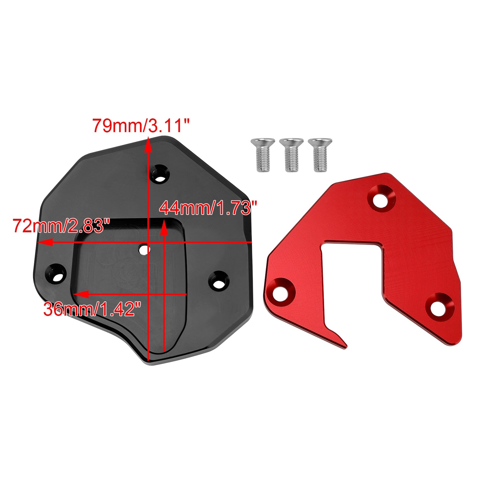 Plaque de protection de béquille latérale pour Suzuki GSXR1300R (2008-2020)