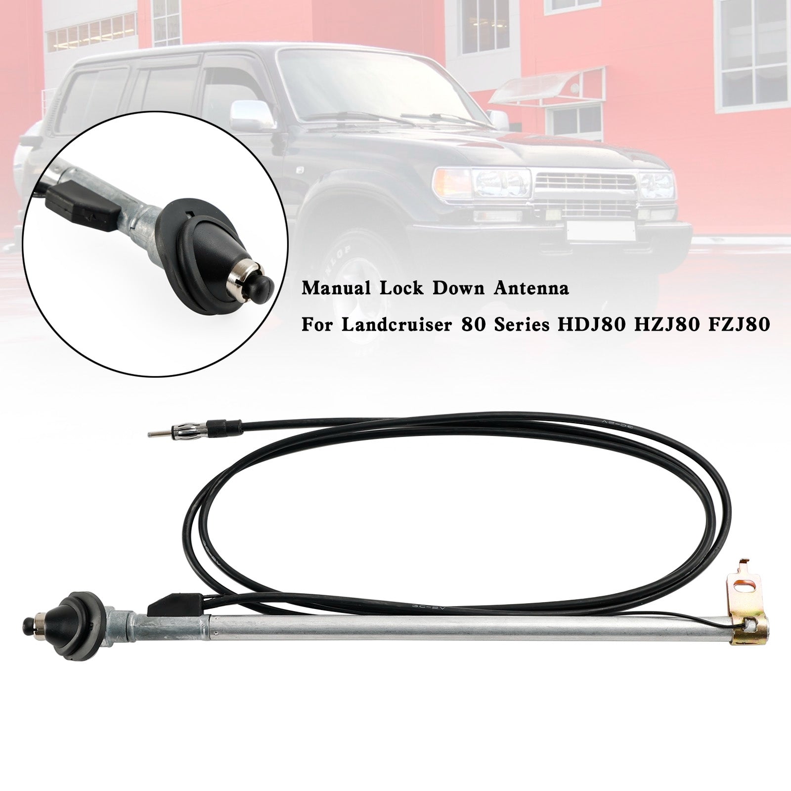 Manual Lock Down Antenna Pour Landcruiser 80 Series HDJ80 HZJ80 FZJ80