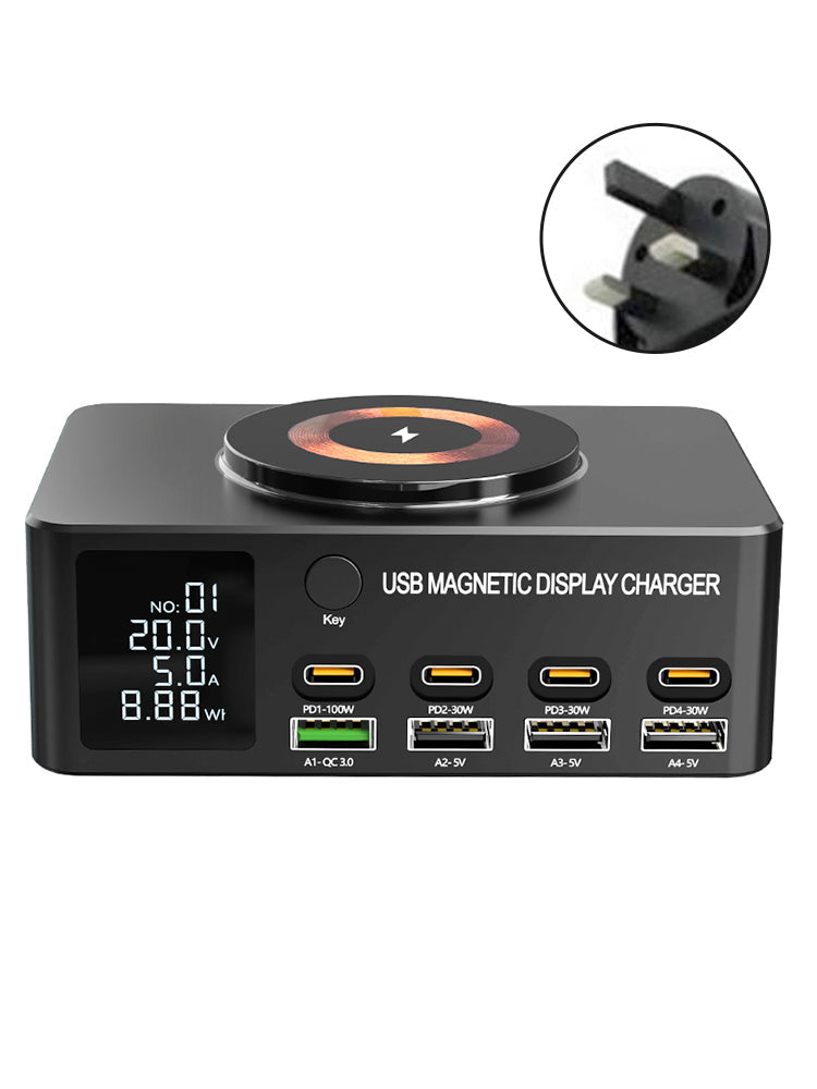 Caricatore rapido 140 W PD100 W Multiport intelligente USB per laptop