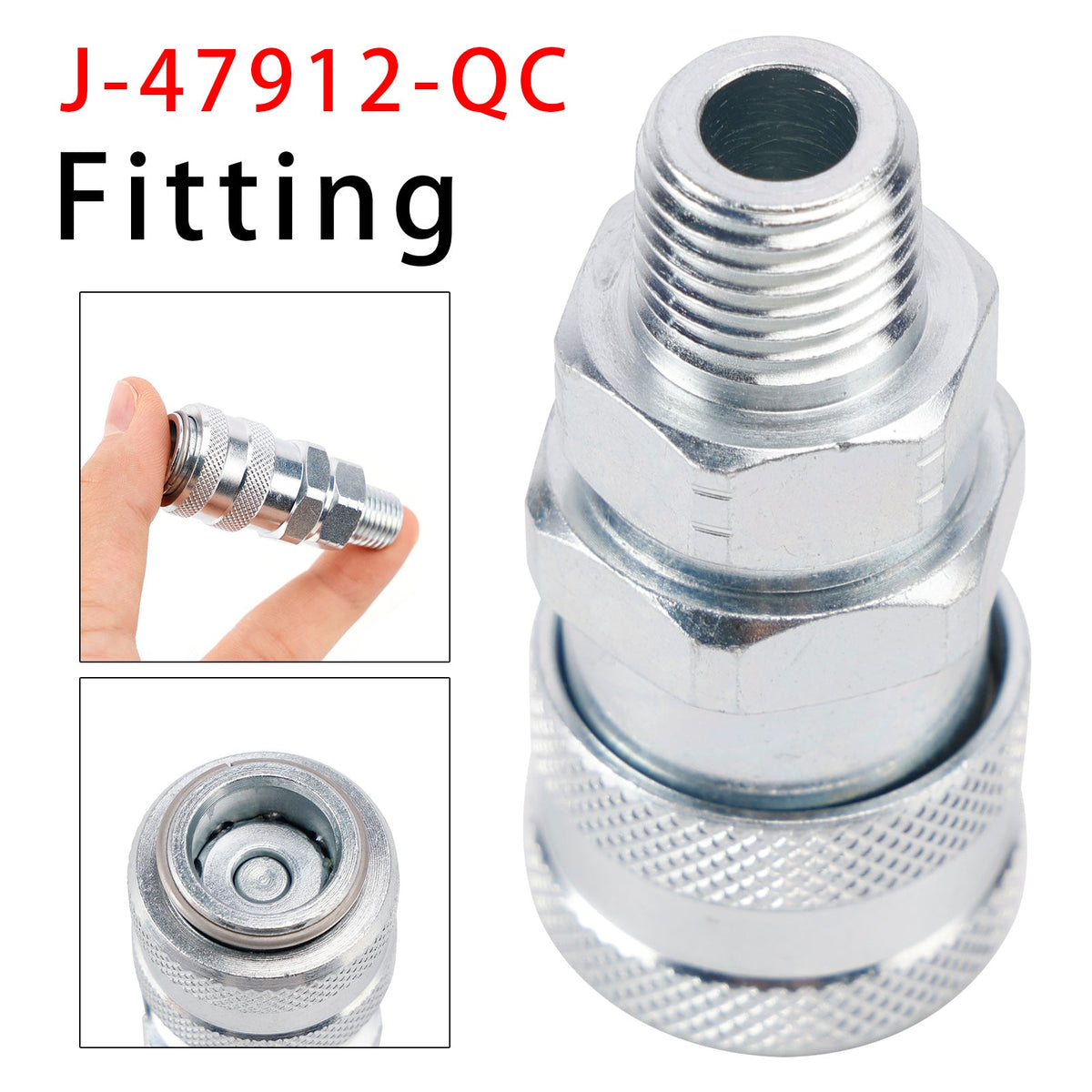 Acoplador del sistema de combustible J-47912-QC para Detroit S60 Cummins MBE900 MBE4000