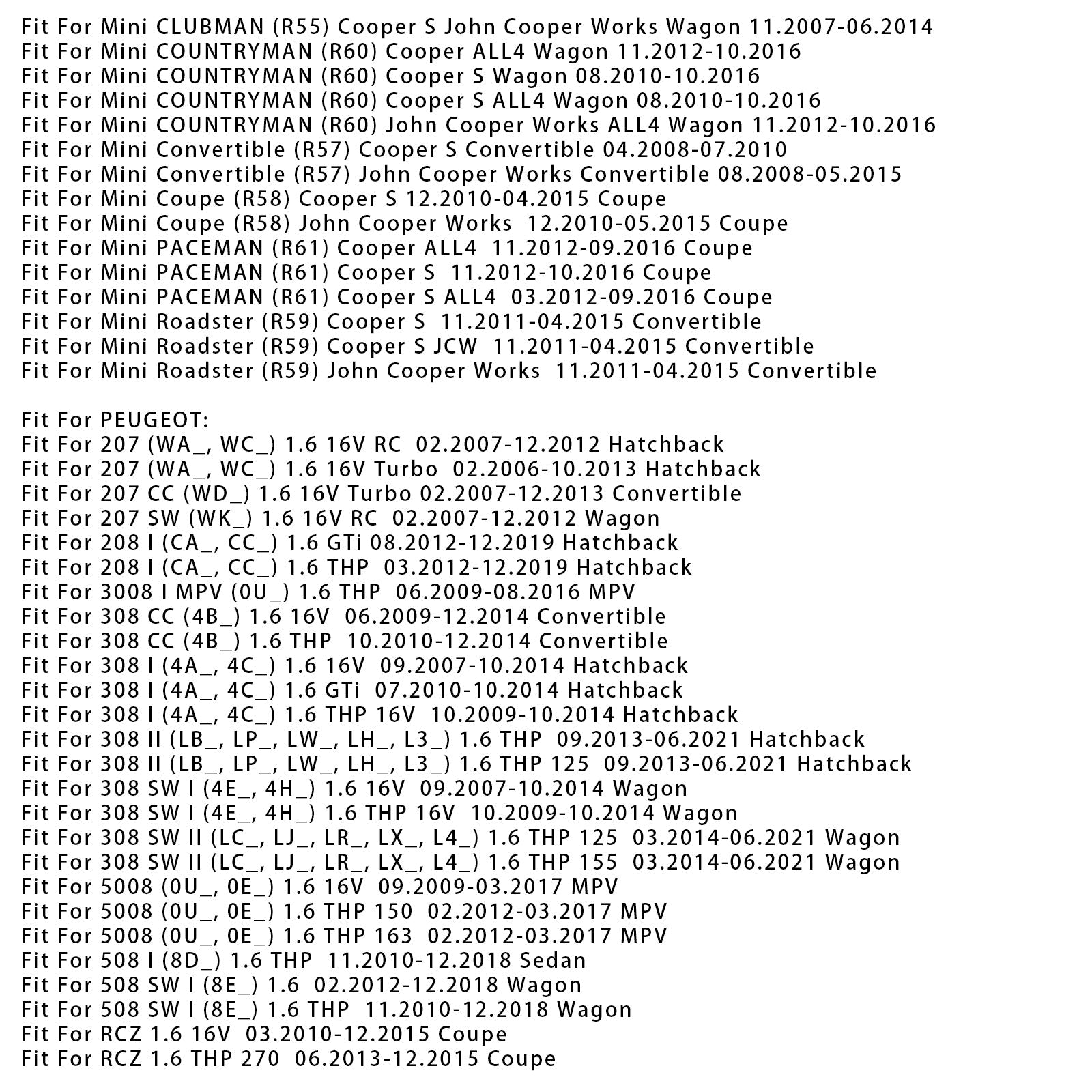 1 injecteur de carburant pour BMW F21 F30 MINI R55 R56 R60 Peugeot CITROËN 0261500073