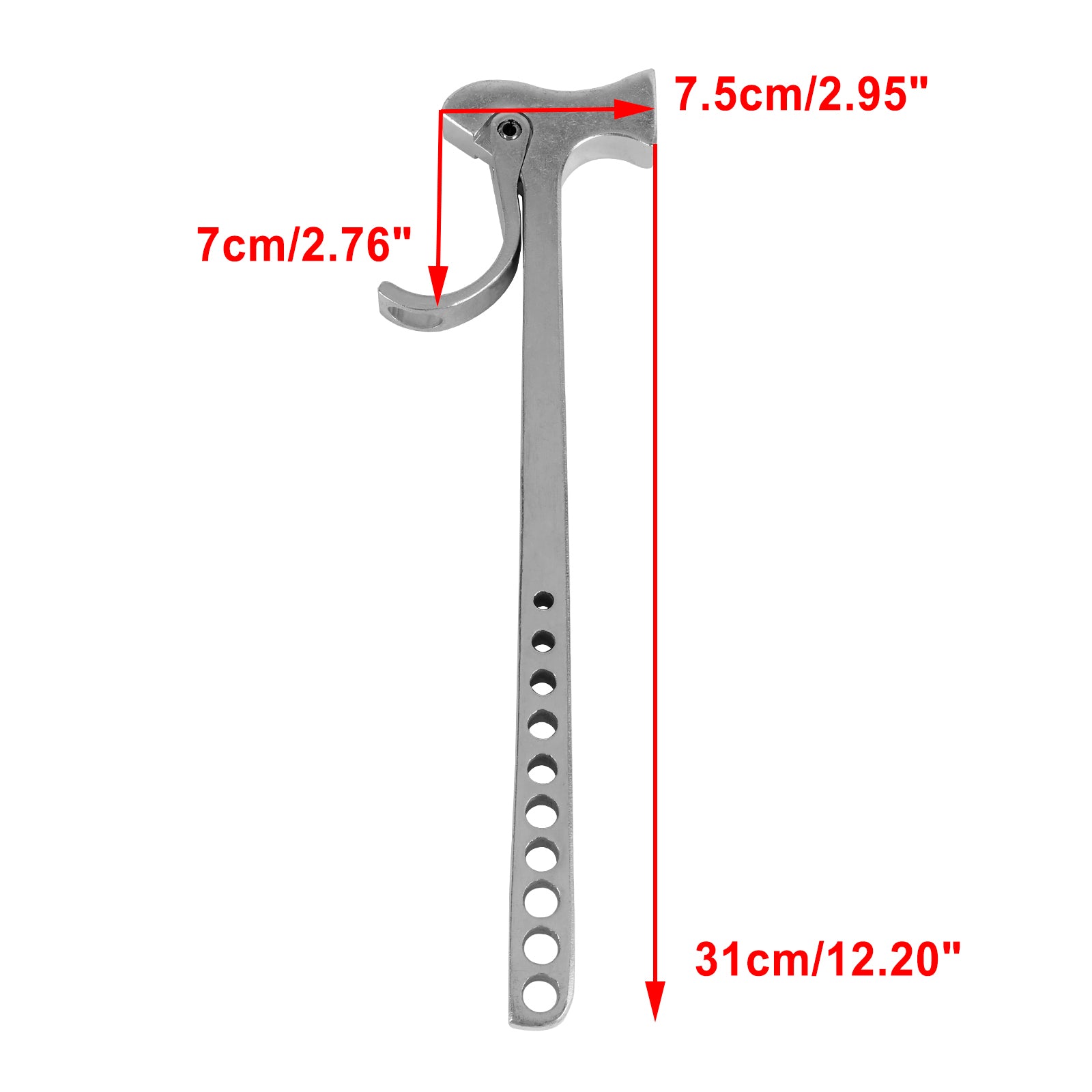 Dissolvant en aluminium de goupille de marteau de botte d&#39;éclairage de broche d&#39;étape pour le noir global de F34 Tru