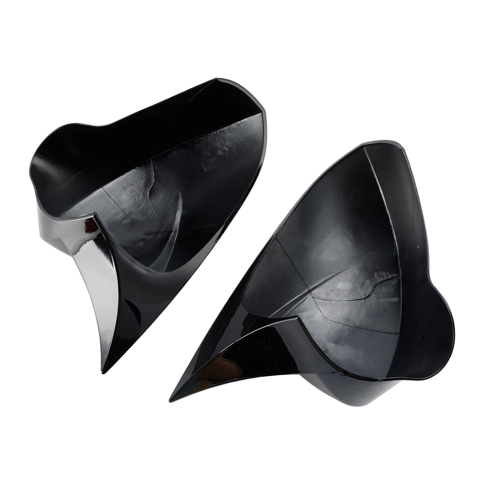 2008-2017 SEAT Ibiza 6J Gloss Black Wing Door Mirror Cover Caps pour gauche + droite