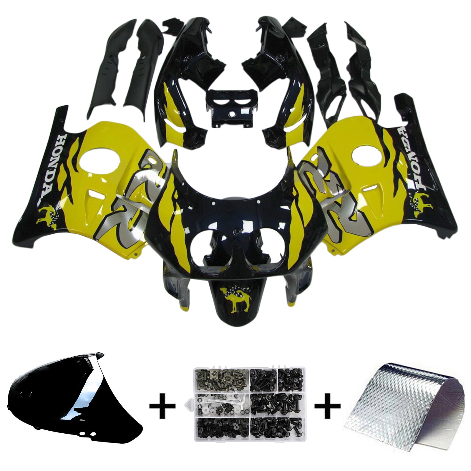 1990-1998 Honda CBR250RR MC22 Kit carena iniezione Carrozzeria in plastica ABS