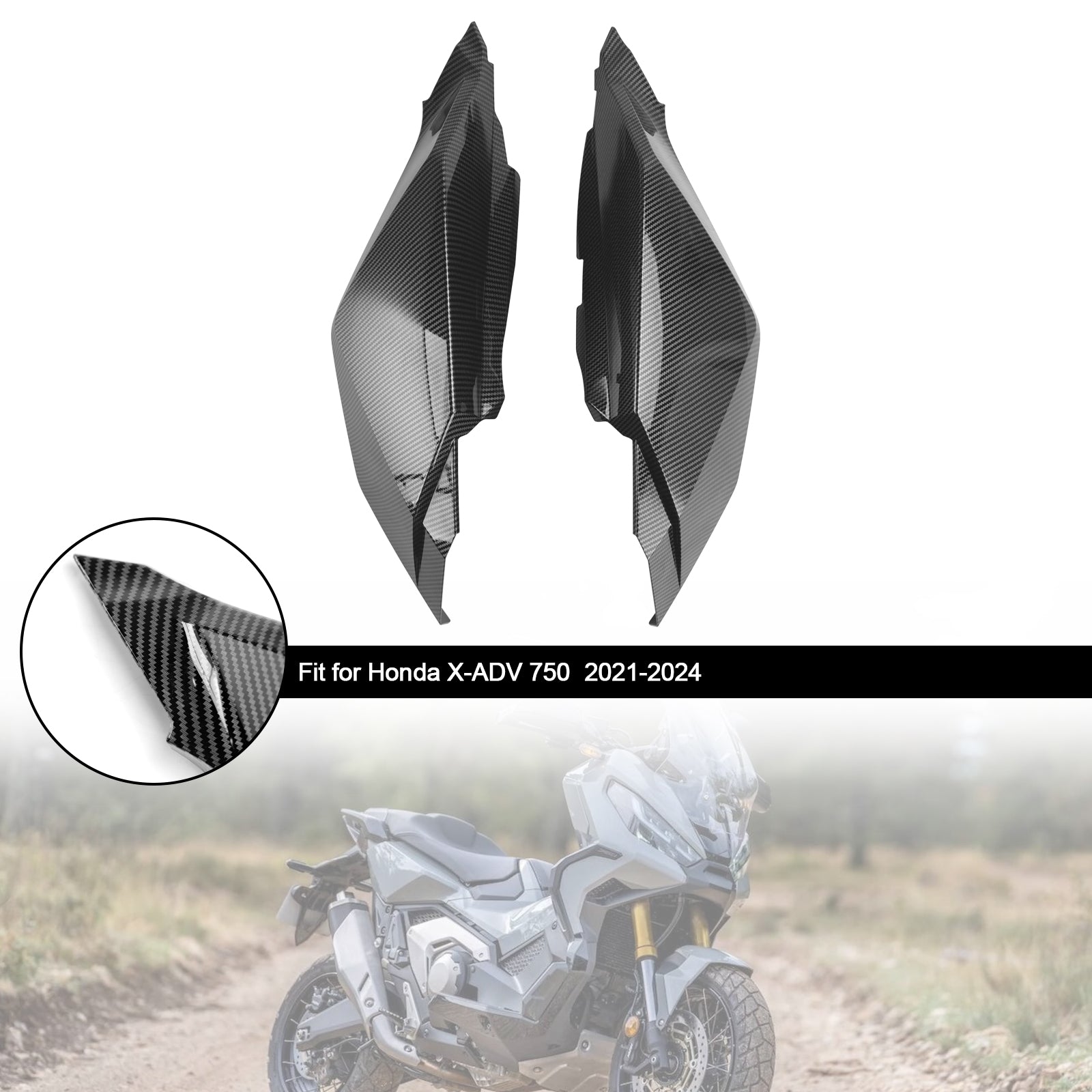 2021-2024 Honda X-ADV 750 Sedile posteriore Coda Telaio laterale Copertura Carena Cowl