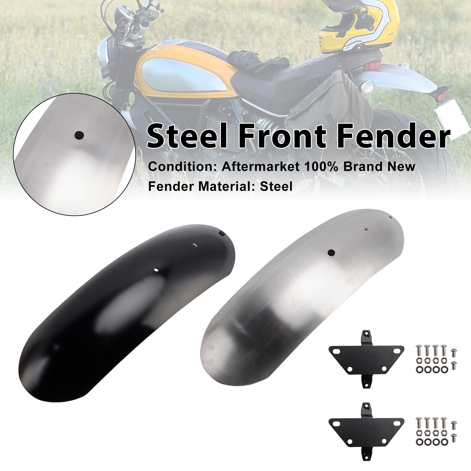 Stalen voorspatbord voor Ducati Scrambler 1100 800 2015-2025