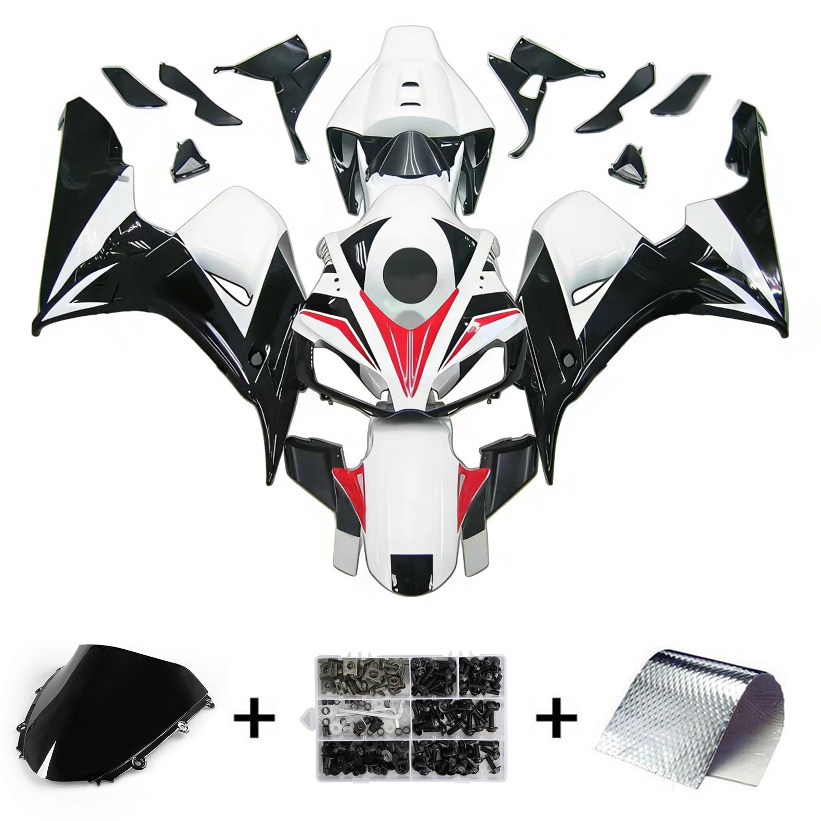 Kit de carénage injecté en plastique ABS pour Honda CBR1000RR 2006-2007