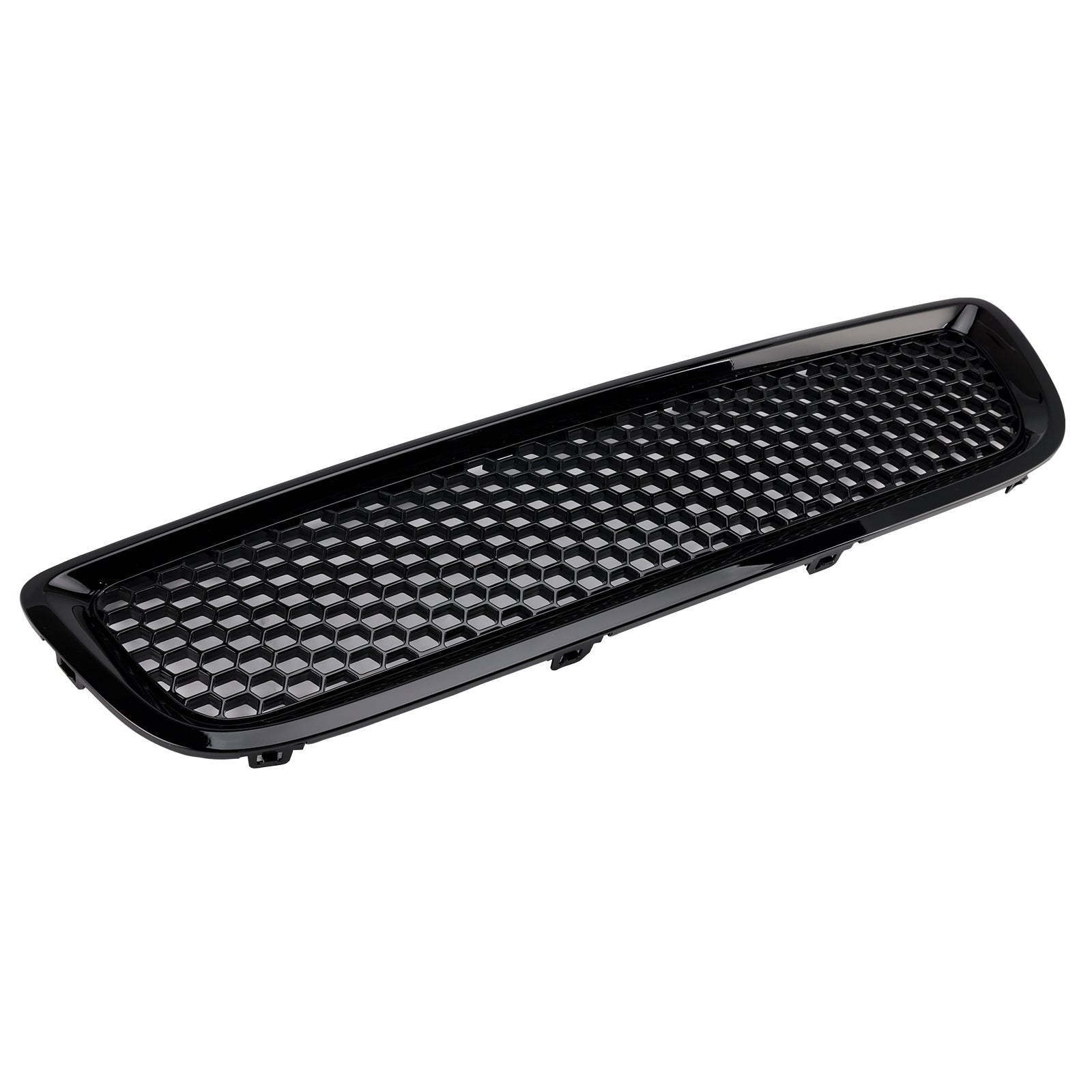 Grille de calandre en nid d'abeille pour pare-chocs avant noir brillant Volvo S40 V50 2008-2012