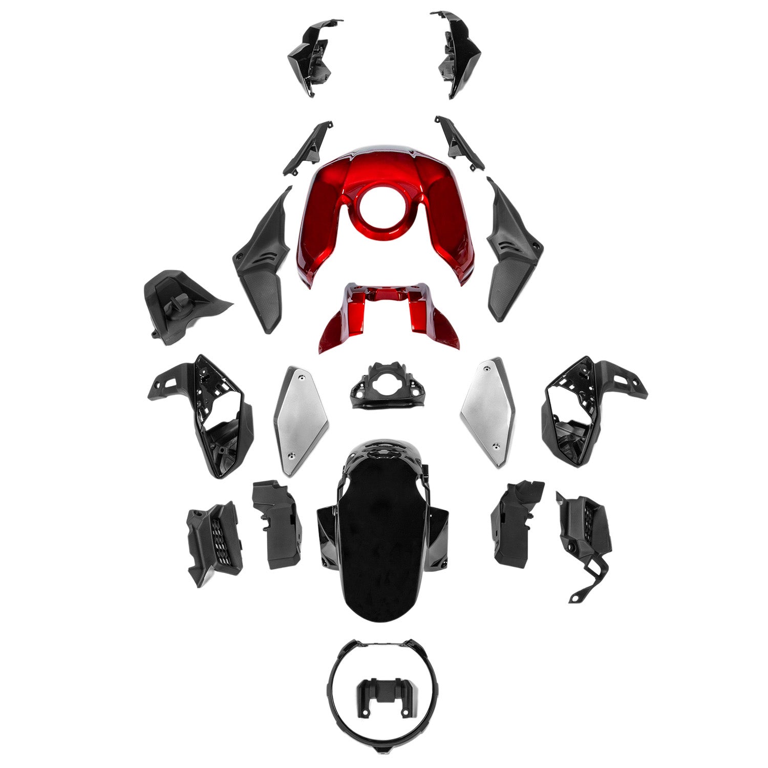 Carénage de moulage par injection en plastique ABS adapté pour Honda CB 650 R CB650R 2021-2023 02#