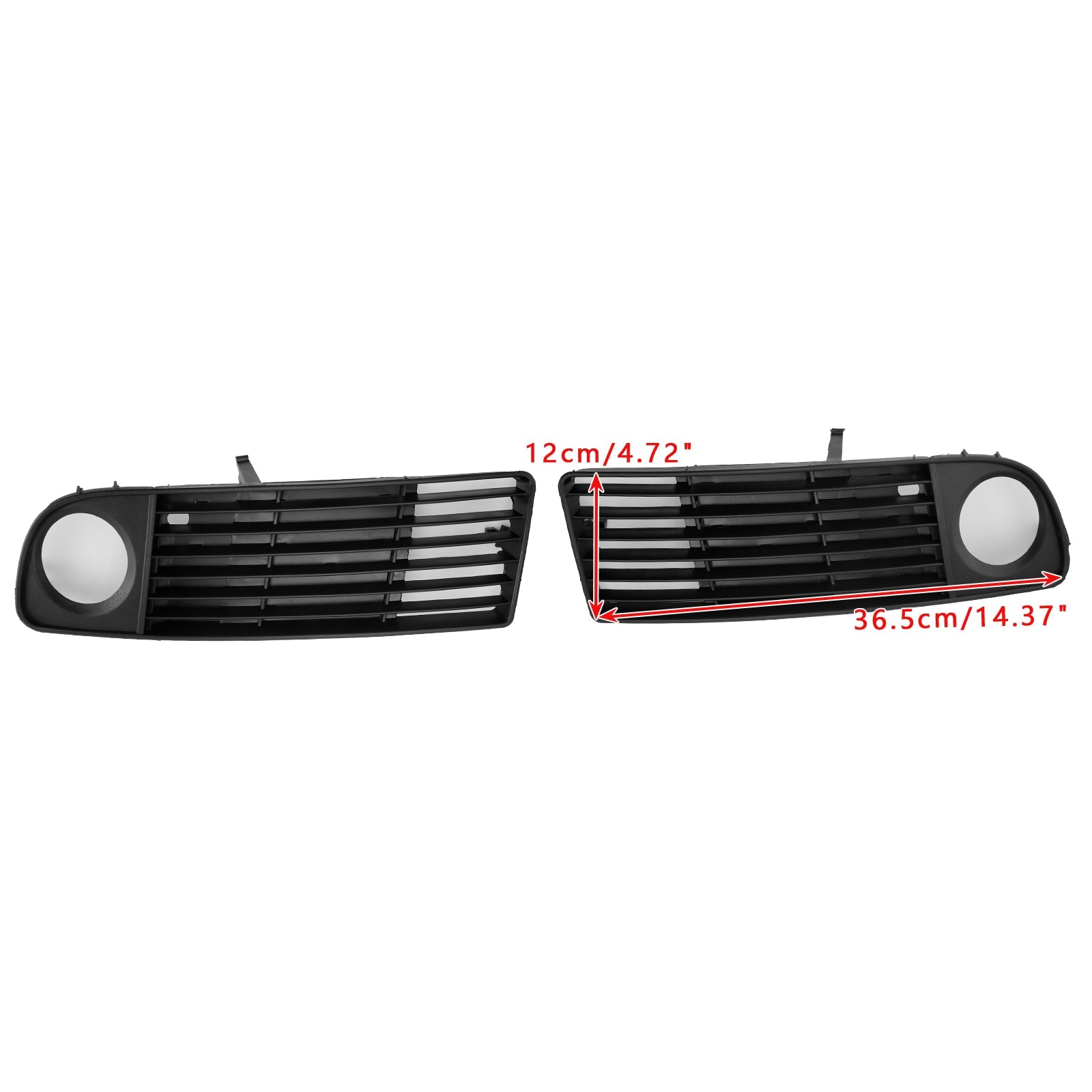 Beschermende rooster voor mistlichten voor onderste bumpers Audi A6 C5 1998-2001 (2 stuks)