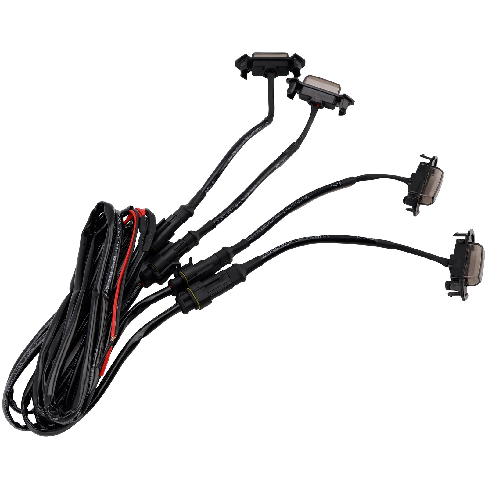 Kit d' Amberkleurige LED-verlichting met gerookte lens voor de grille van Toyota Tacoma (2016-2023)