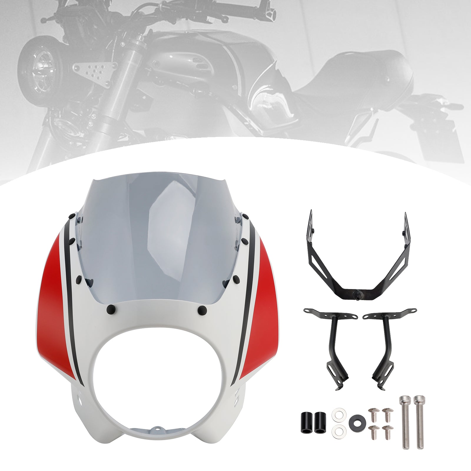 Parabrisas y carenado de faro para Yamaha XSR900 (2022-2025)