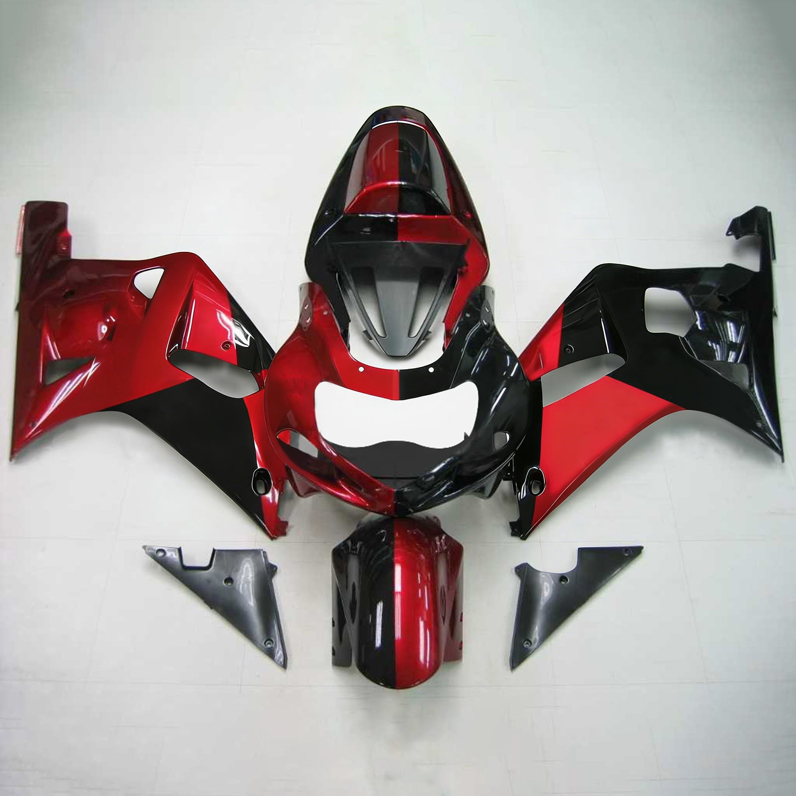 Kit de carénage par injection, carrosserie en plastique ABS pour Suzuki GSXR750 2001-2003 K1