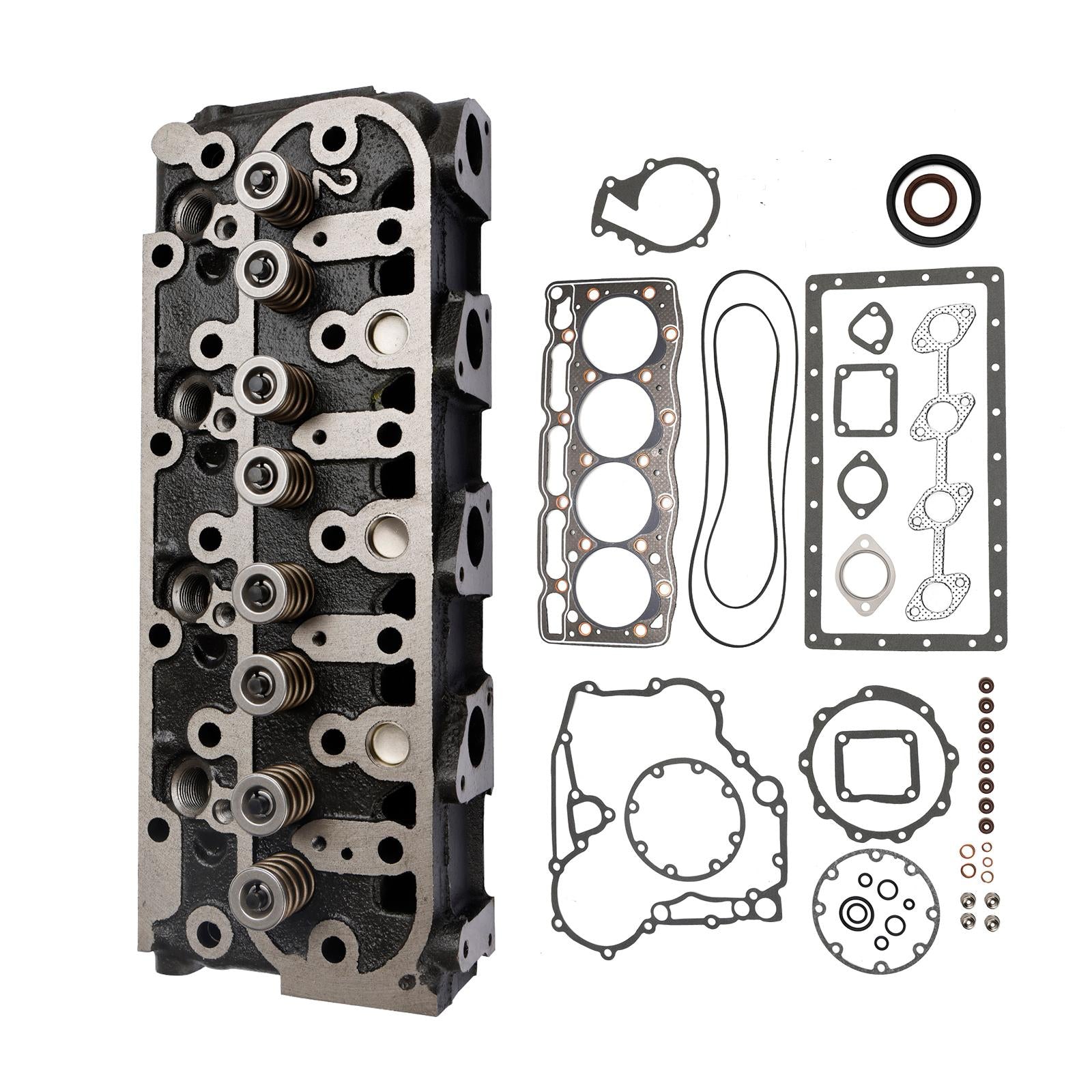 Testata completa + kit guarnizioni per Kubota V1505 V1505D 1G091-03044