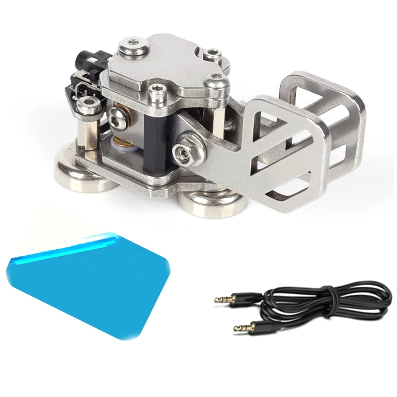 Acier inoxydable Dual Palette HF Ondes Courtes Automatique Clé Clé CW Clé Morse