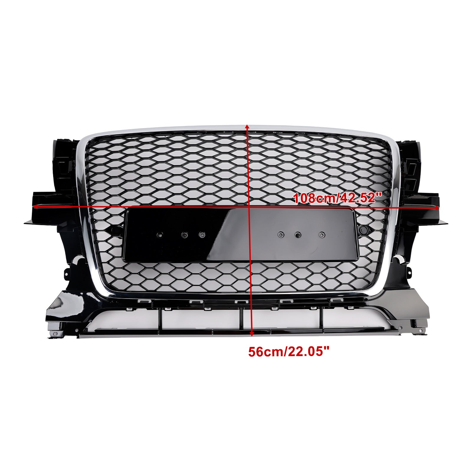 Parrilla de parachoques delantero cromada/negra 8R0853651B para Audi Q5 2009-2012