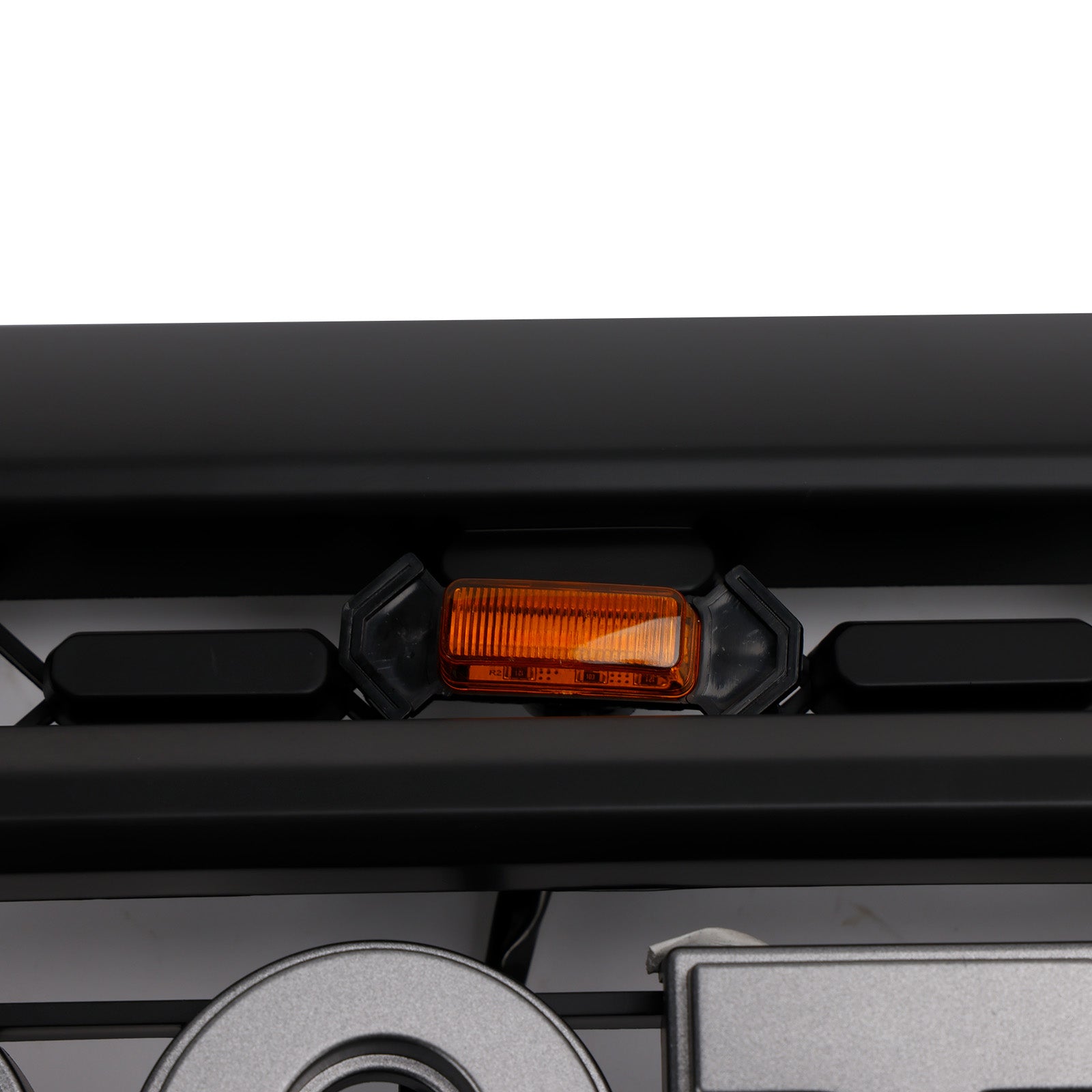 Griglia del paraurti anteriore nera opaca con illuminazione a LED per Toyota Sequoia 2005-2007