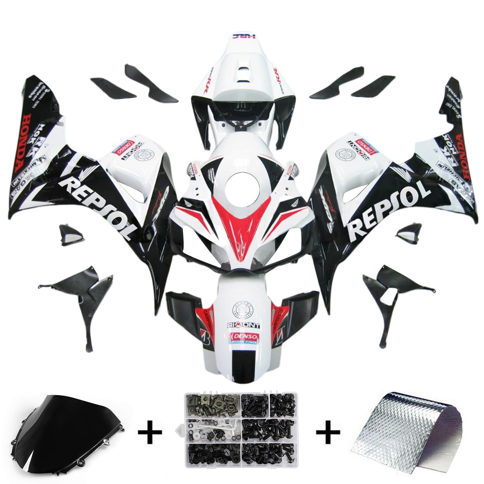 ABS Plastic Kairing Kit voor Honda CBR1000RR 2006-2007
