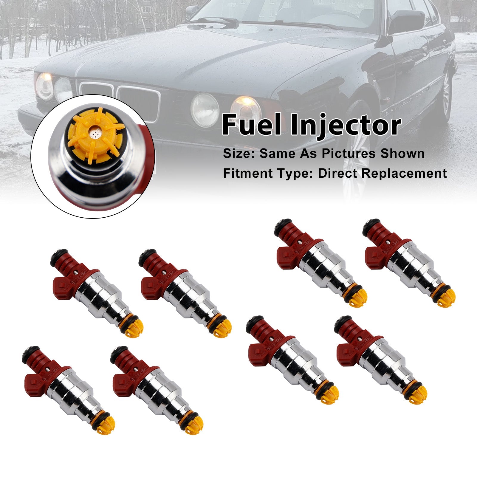 8 polttoainesuutinta 13641466396 BMW 740i 740il 4.0L V8 1993-1995