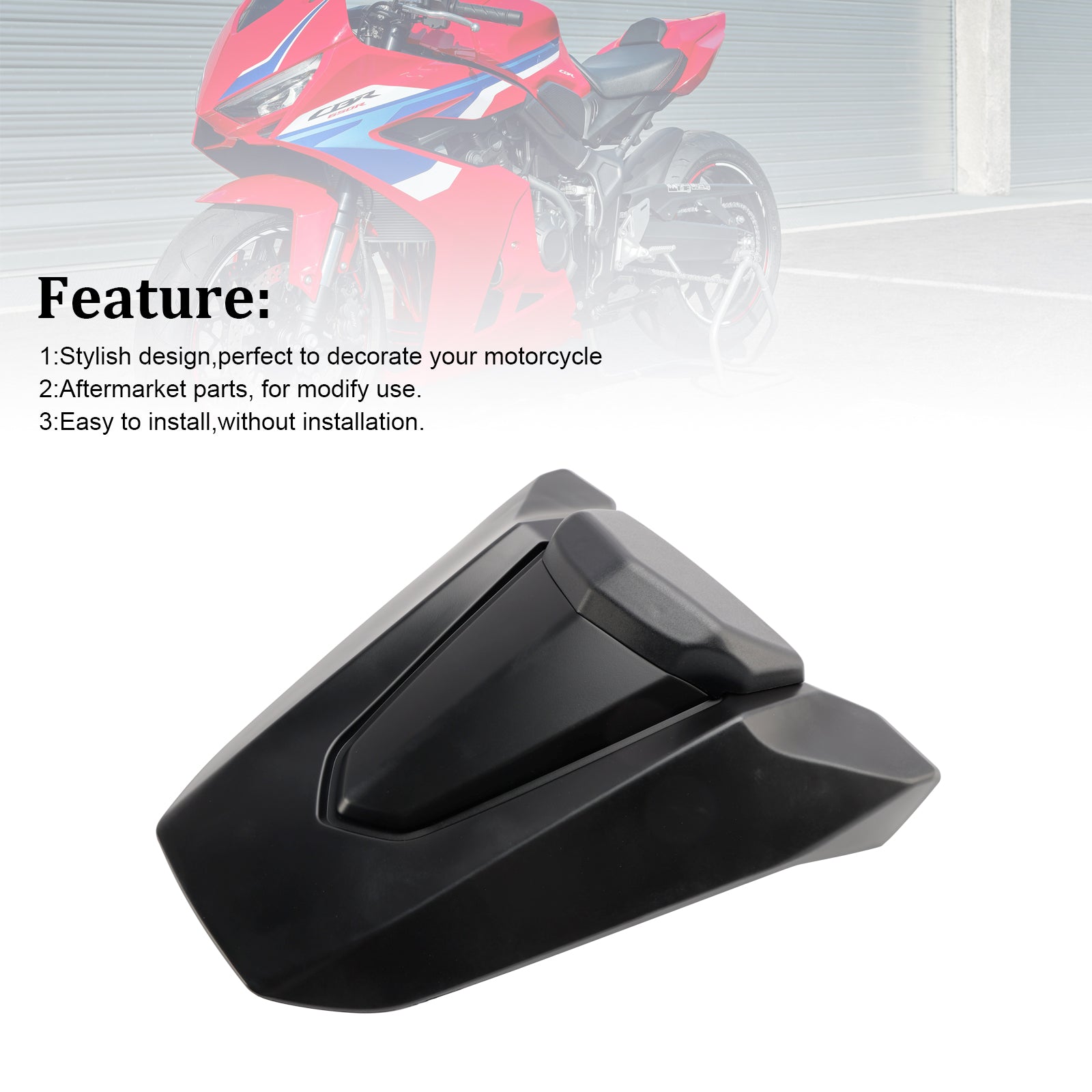 Couvercle de carénage de siège arrière pour Honda CBR650R CB650R 2024-2025