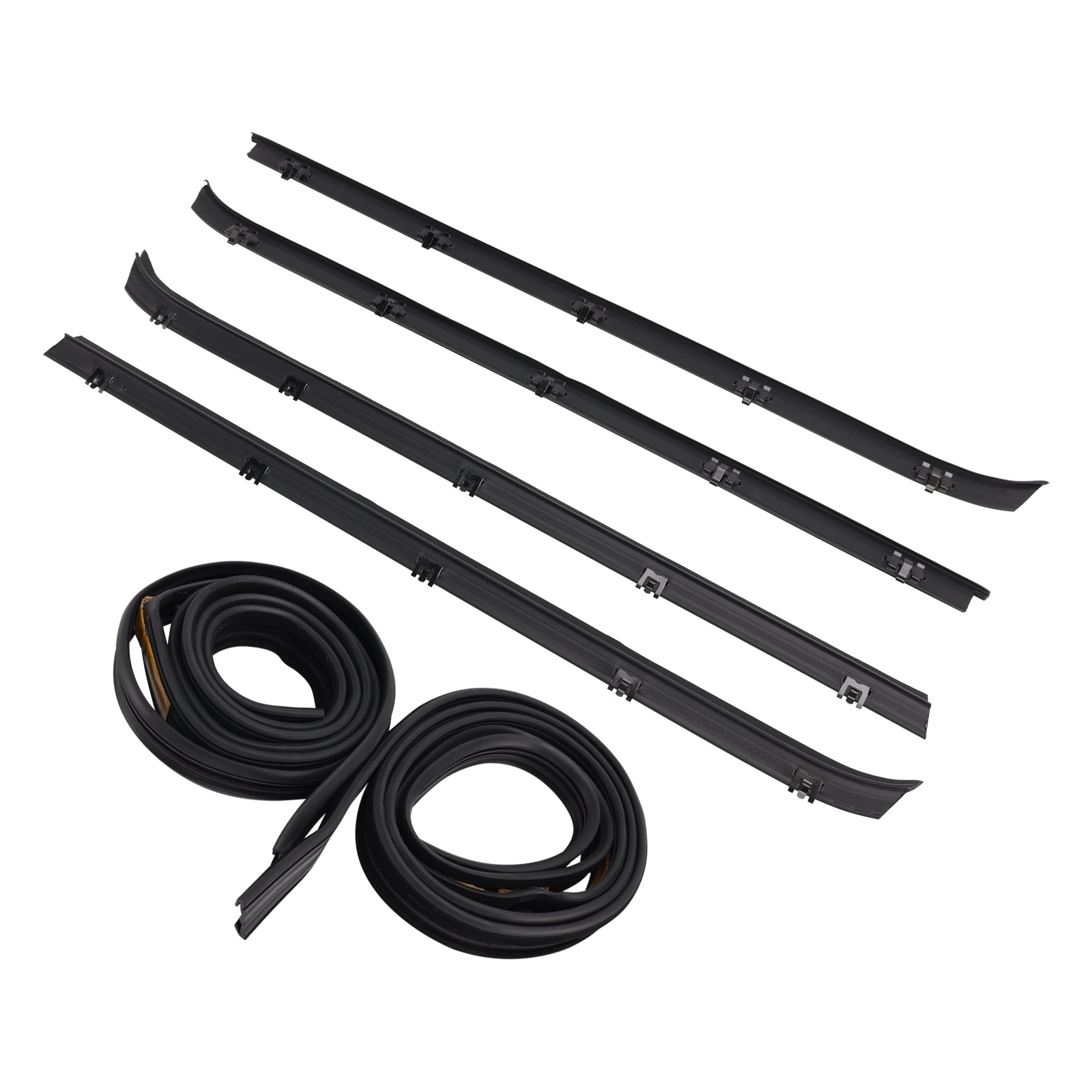 Joints d'étanchéité pour vitres de voiture (4 pièces) + 2 joints pour GMC C1500 C2500 C3500 K1500 K2500 K3500