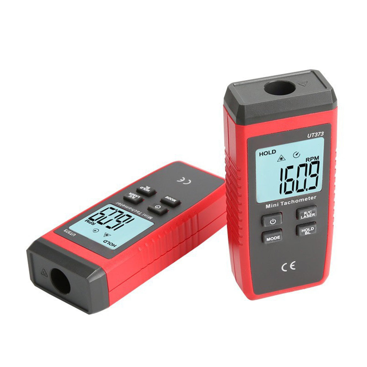 Tachymètre laser numérique sans contact UT373 avec écran LCD et mini-testeur de vitesse (RPM)