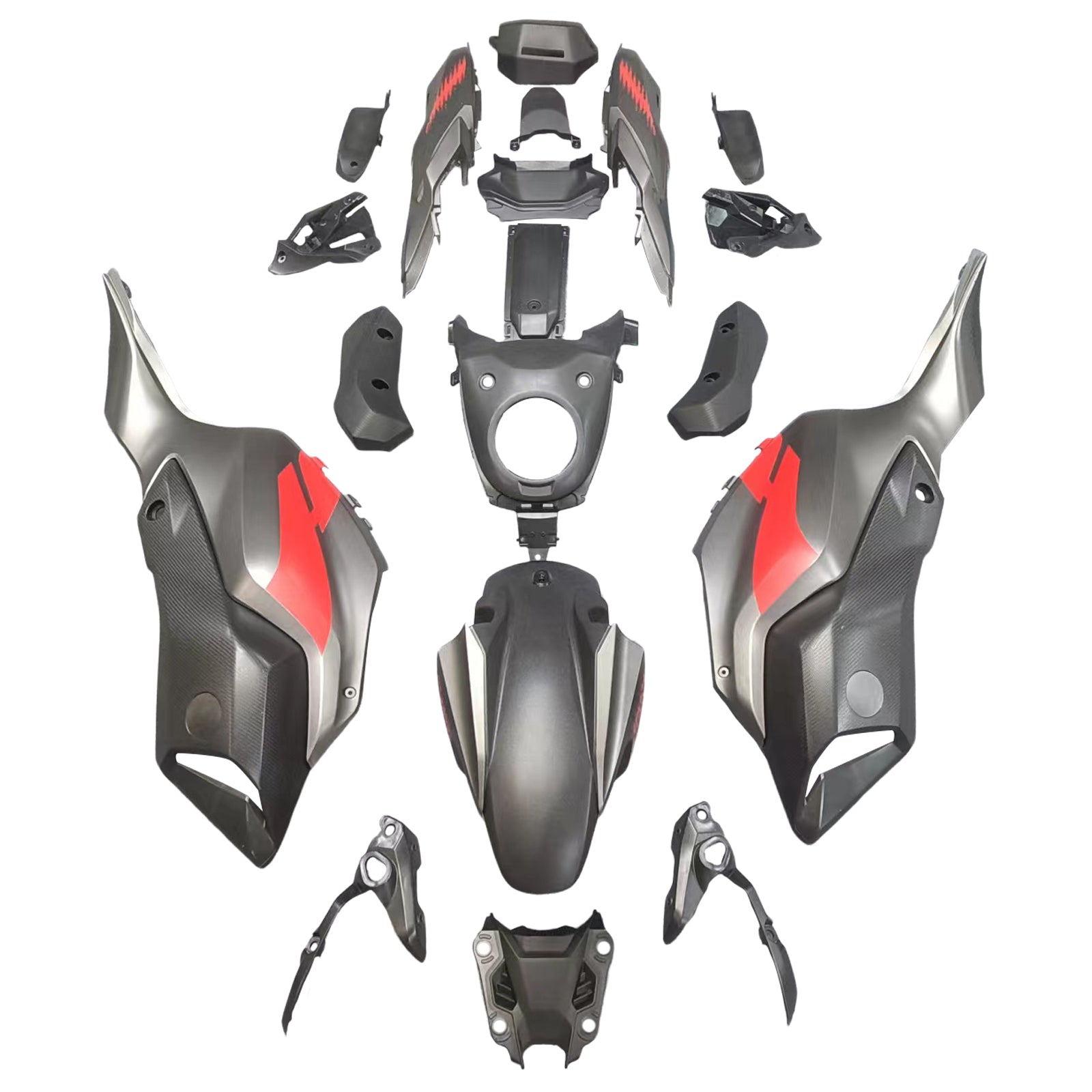 Injection carénage kit carrosserie plastique ABS fit pour Yamaha MT07 2012-2017