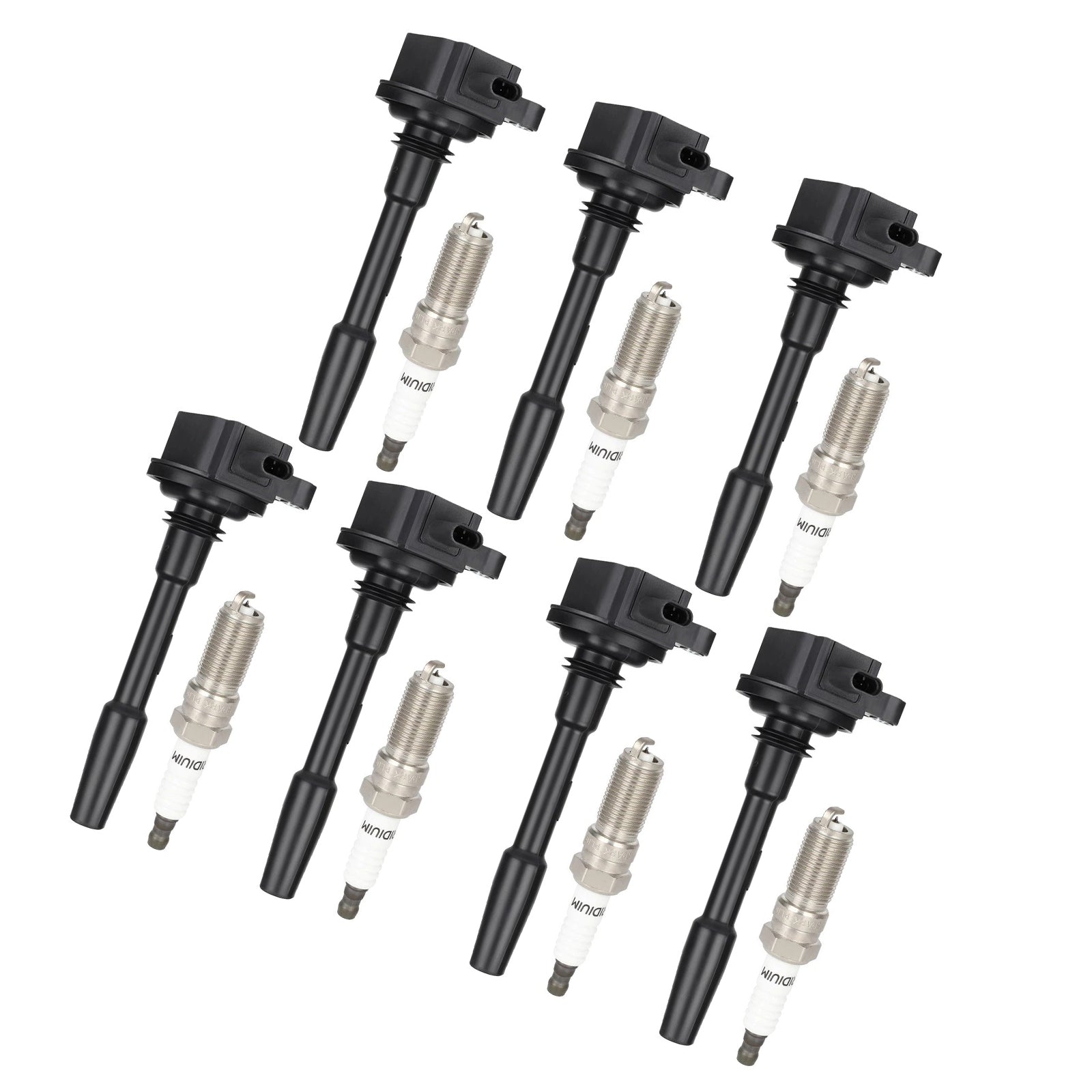 Bobines d'allumage et bougies d'allumage 7x pour Ford Mustang 2018-2020 V8 5.0L DG566 DG565