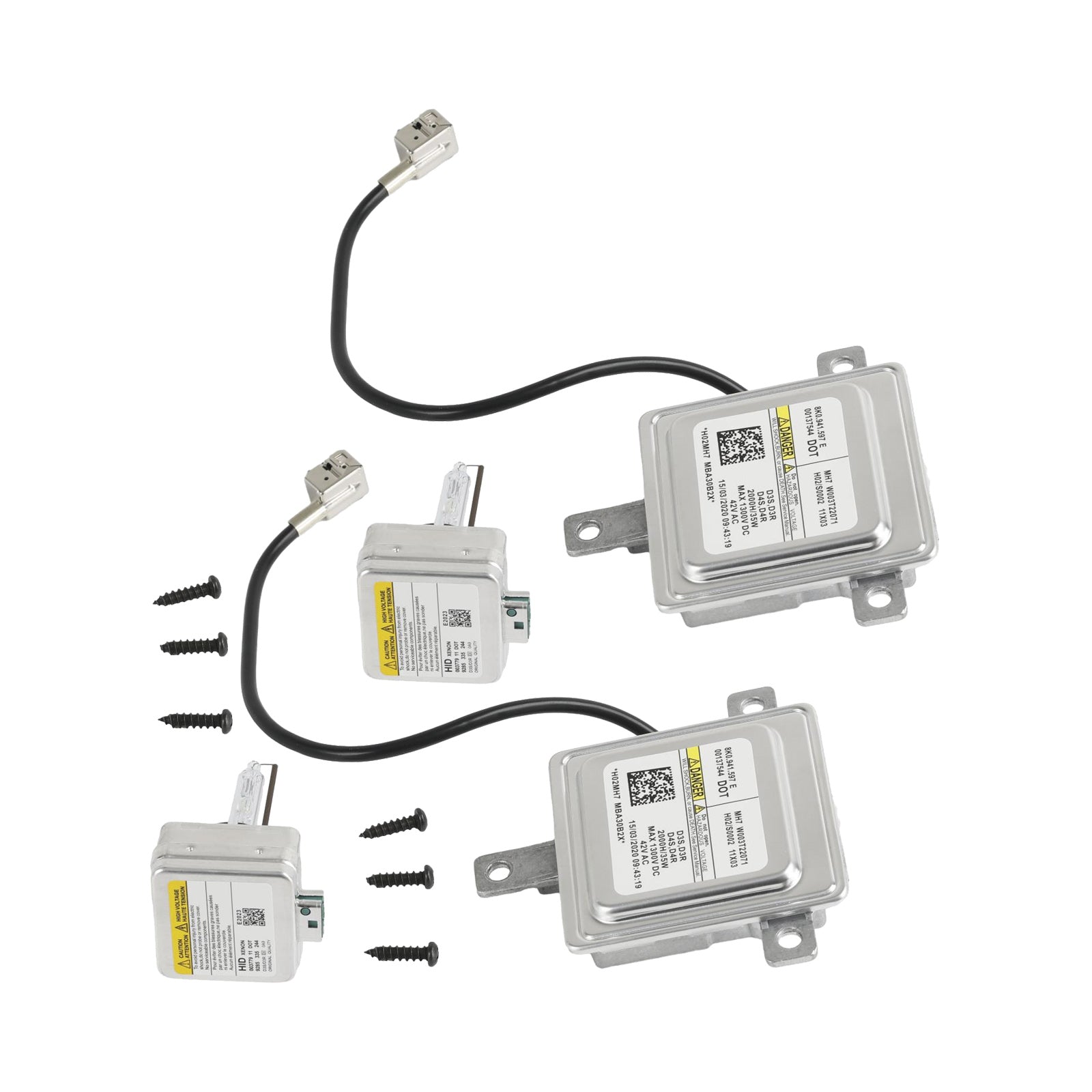 Módulo de unidad de control de luz HID con balasto de xenón y bombilla D3S para Audi VW