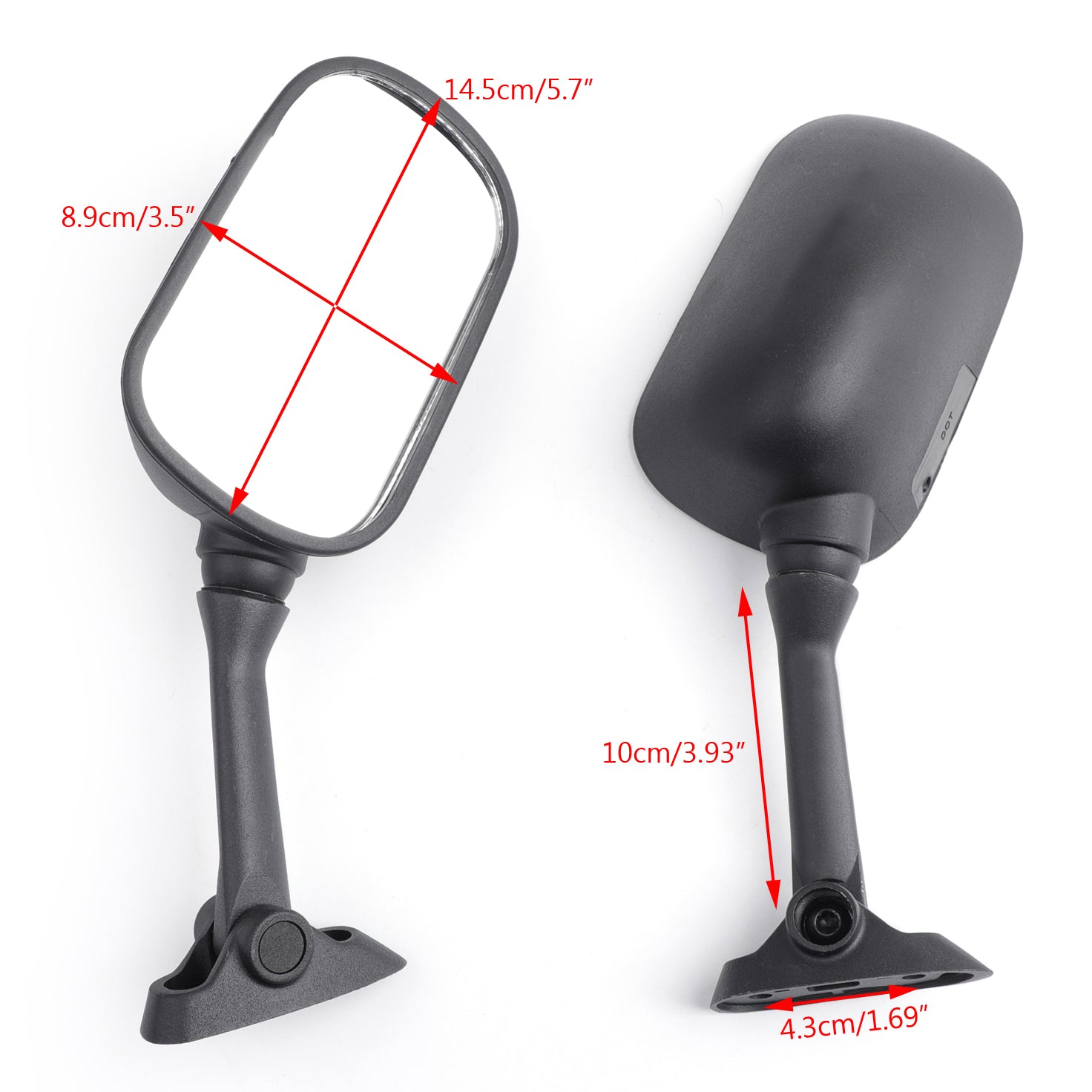 2001-2002 Suzuki GSXR 600 750 1000 GSXR750 GSXR1000 ESPEDOR GENERICES NEGROS