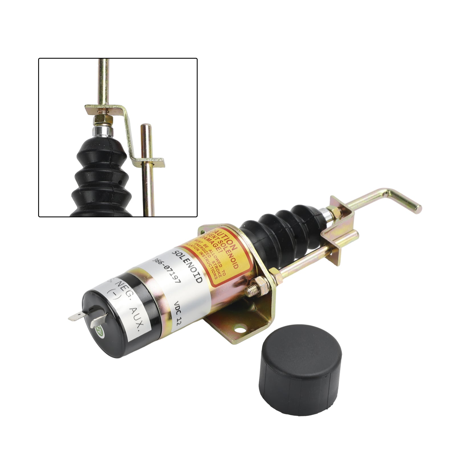 Solénoïde D'Arrêt De Carburant 366-07197 Pour Lister Petter 12V 1502-12C7U2B2S1