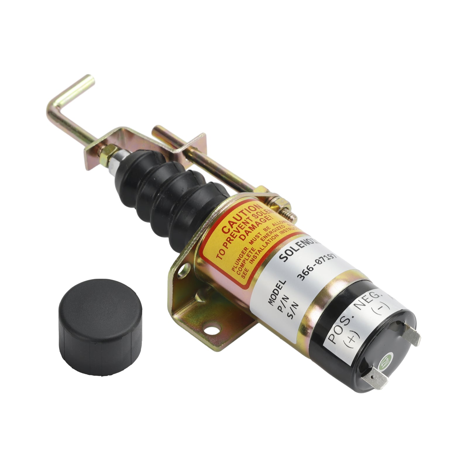 Solénoïde D'Arrêt De Carburant 366-07197 Pour Lister Petter 12V 1502-12C7U2B2S1