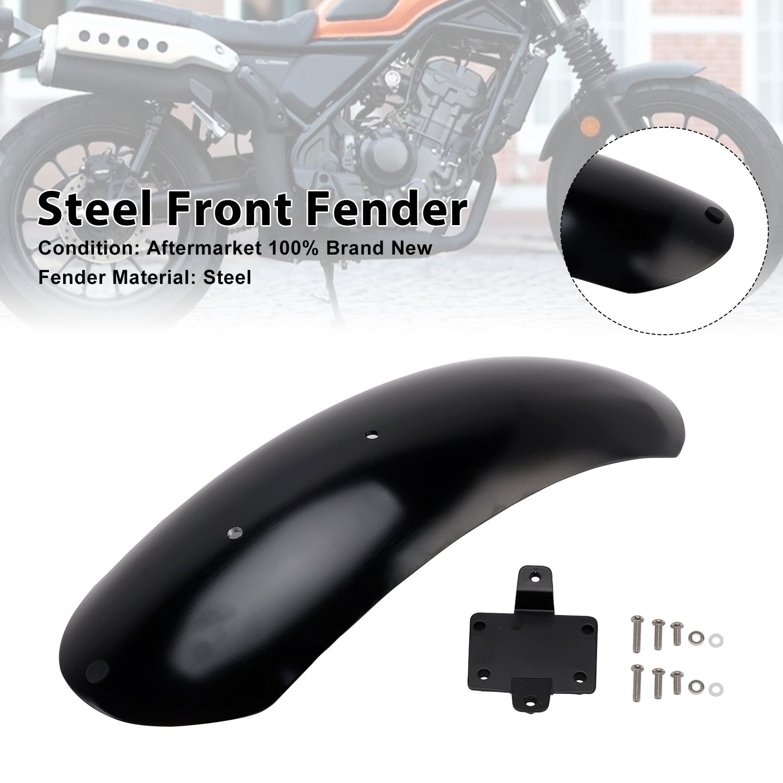 Garde-boue avant en acier pour HONDA CL250 CL300 CL500 SCL500 2023-2025