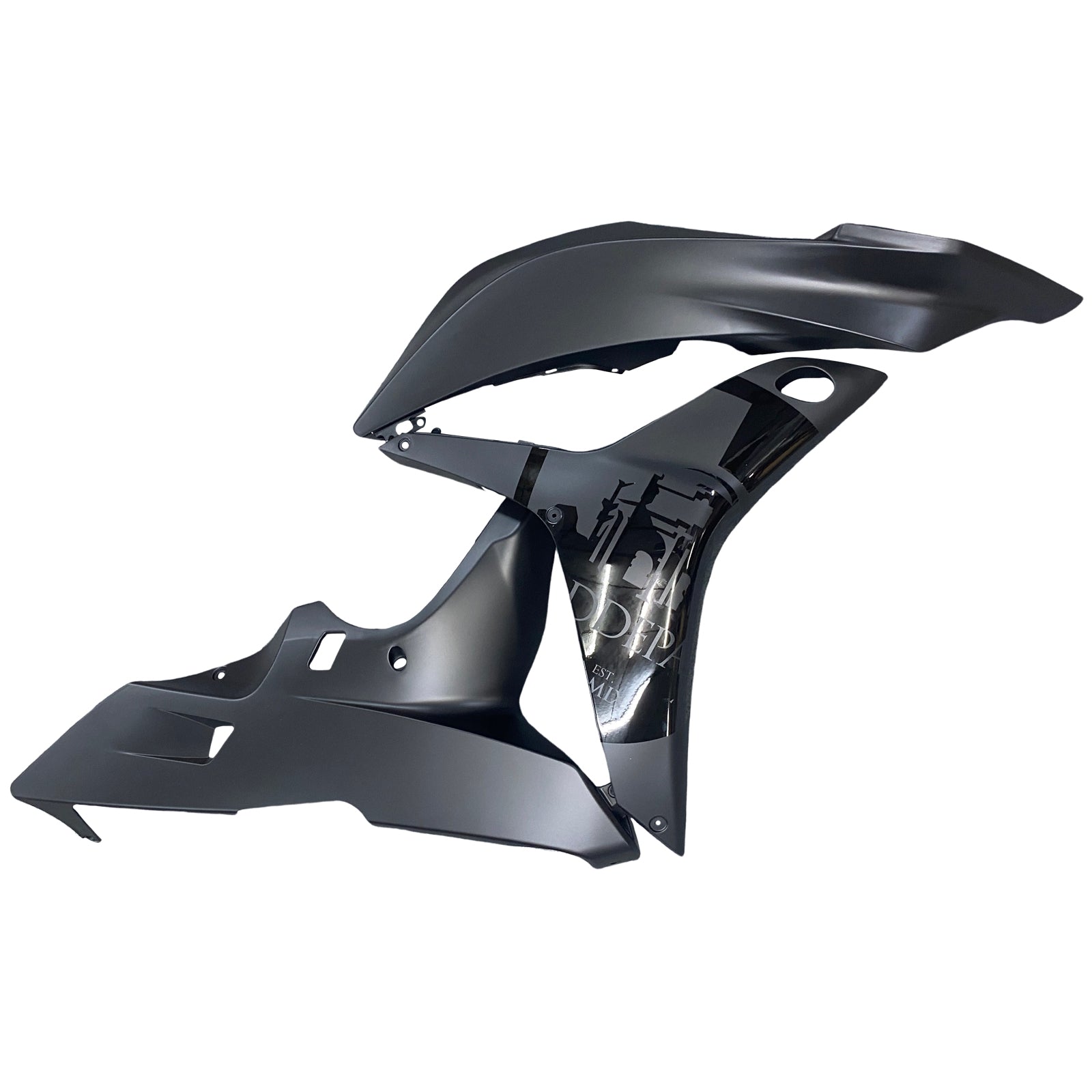 Kit de carénage par injection , carrosserie en plastique ABS Pour Honda CBR600RR 2007 2008 Matt Black