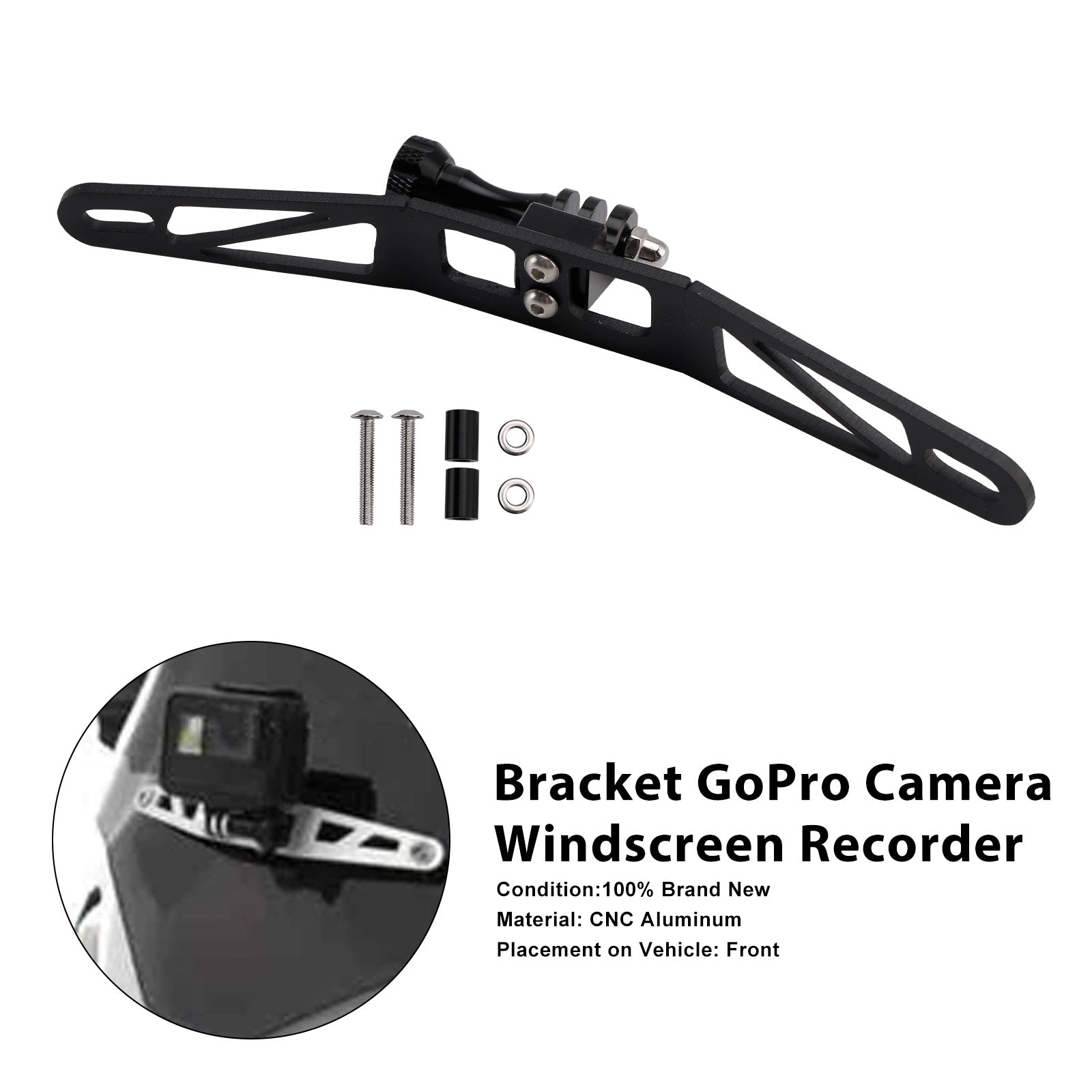 GoPro Camerahouder voor BMW R1300GS S1000XR F900XR F850GS Voorruit