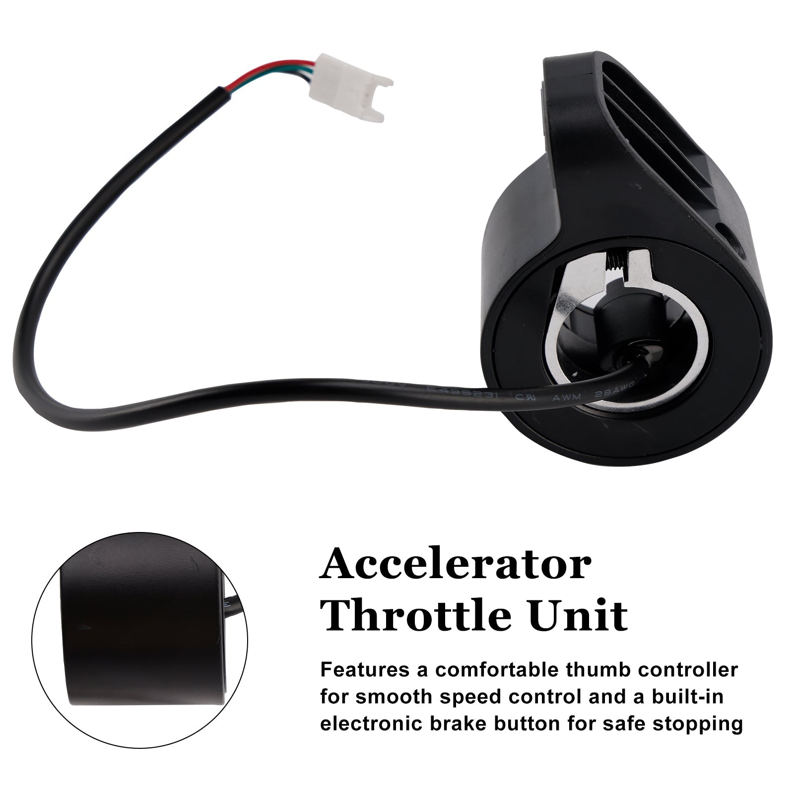 Acceleratore di gas e joystick per Xiaomi 4 Pro Electric Scooter (1a generazione) Grigio