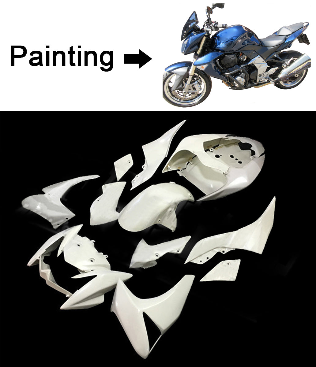 Kit de carénage par injection, carrosserie en plastique ABS, adapté à la Kawasaki Z1000 2007-2009