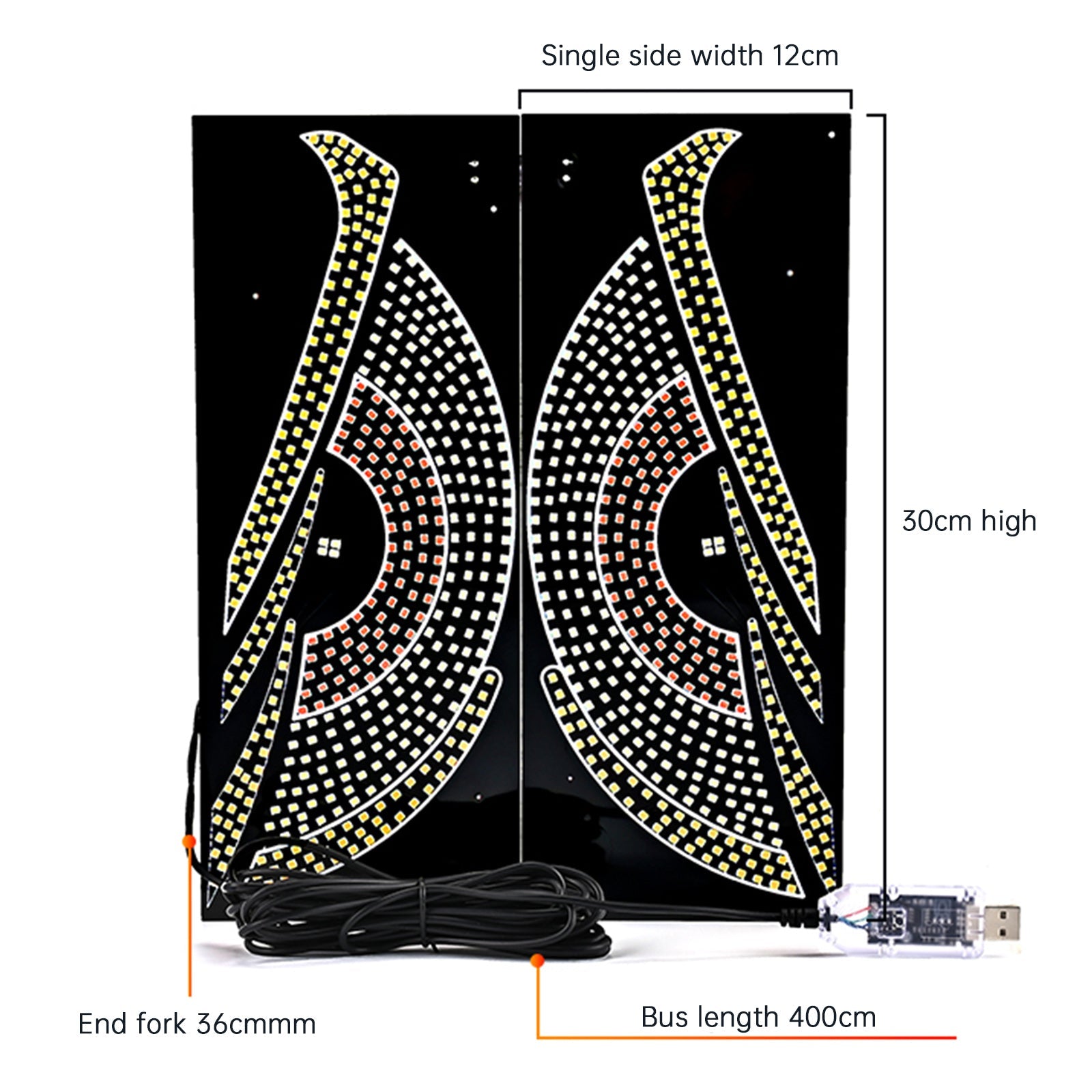 Pantalla LED del diablo&Luz LED dinámica para camión con luz para coche #39;s Eye