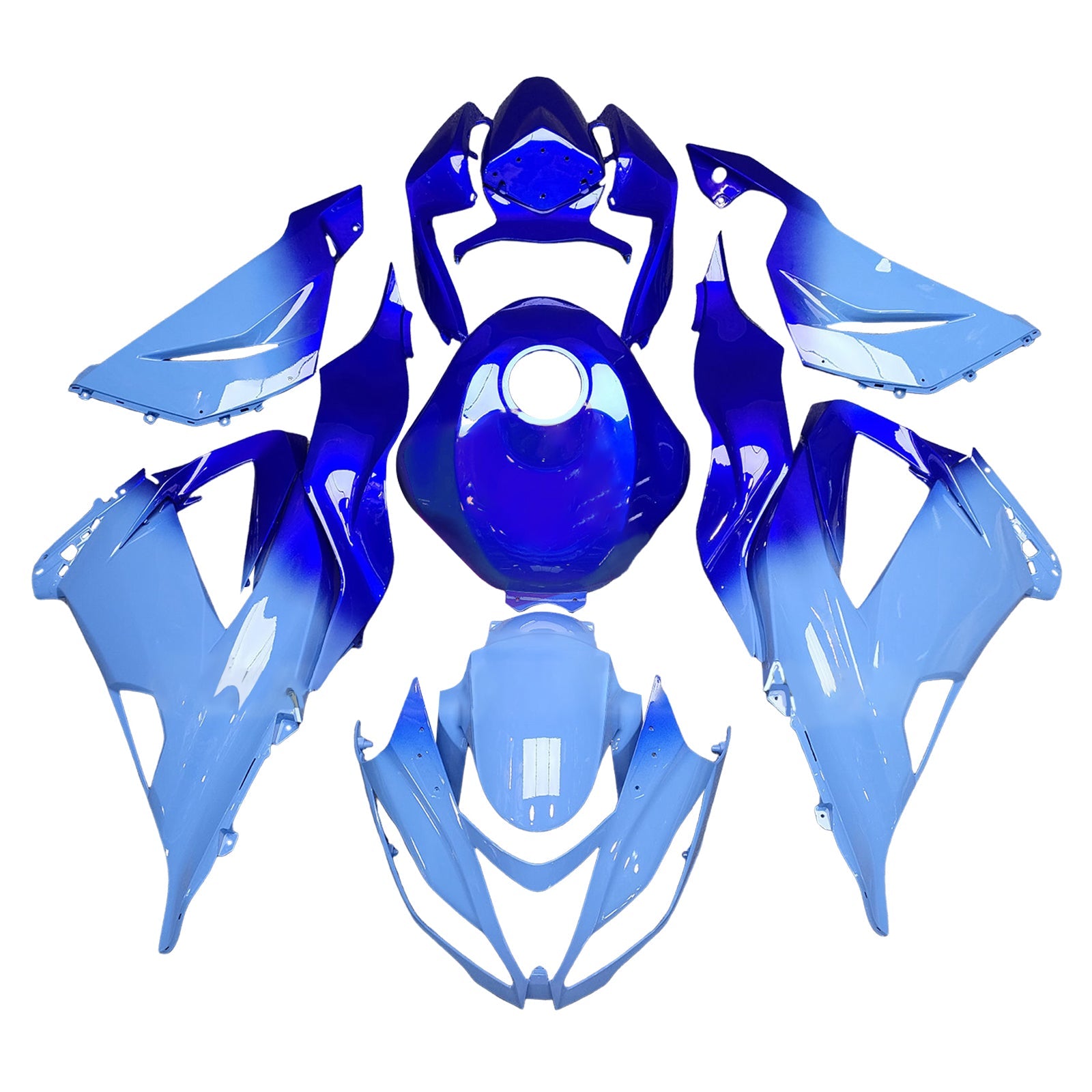 Kit de carénage par injection, carrosserie en plastique ABS pour Kawasaki ZX6R 636 2013-2018