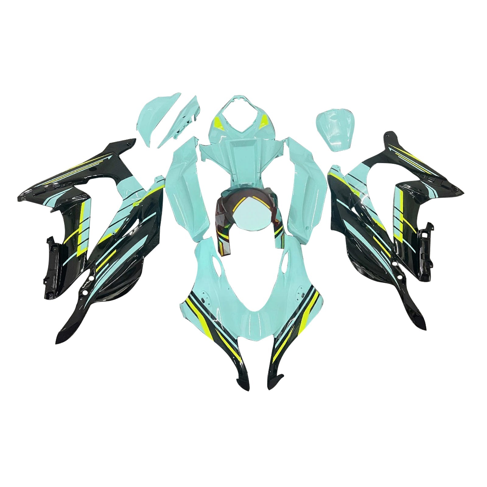 Kit de carénage injecté en plastique ABS pour Kawasaki ZX10R 2016-2020