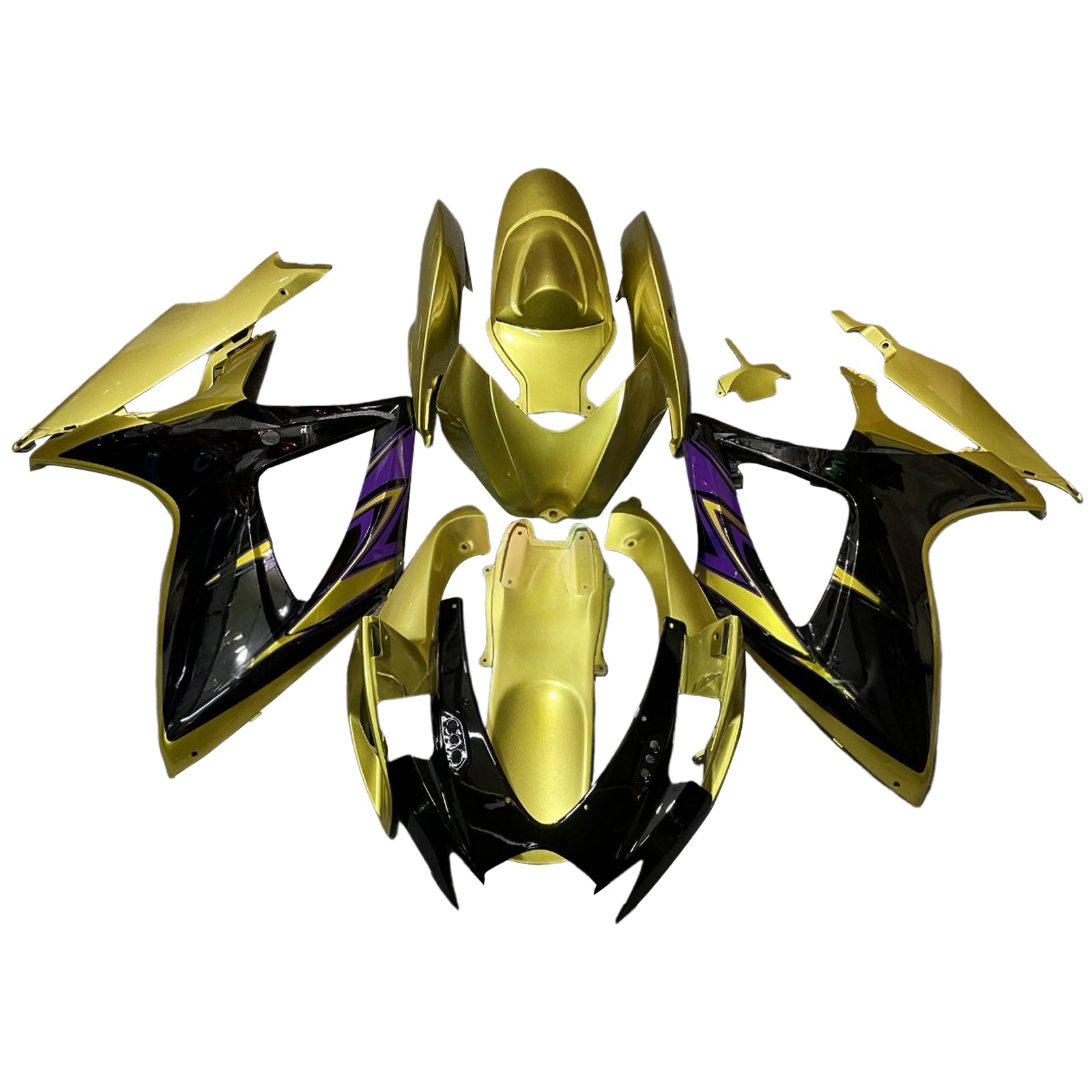 Kit de carénage injecté en plastique ABS pour Suzuki GSXR 600/750 2006-2007 K6