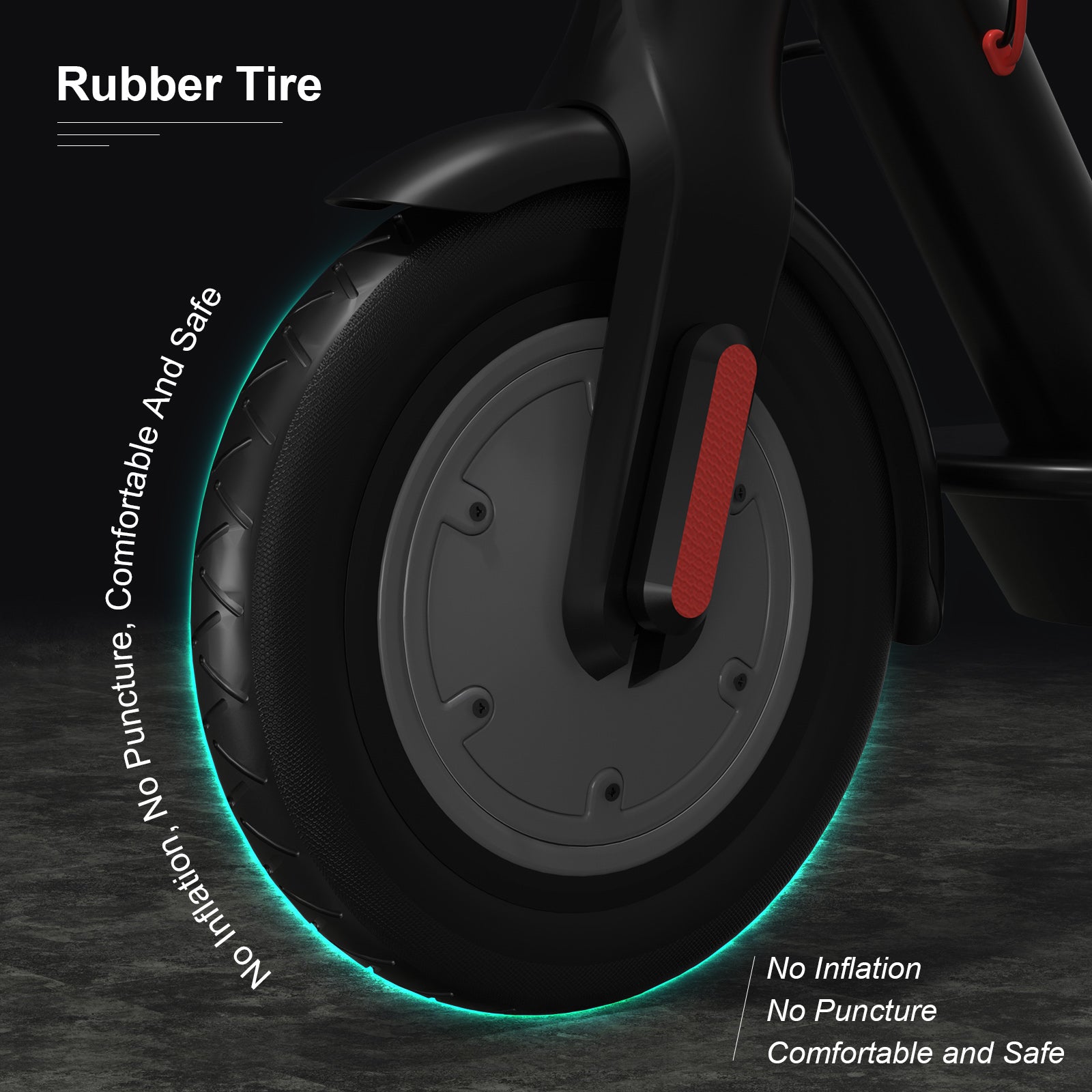 Trottinette Électrique 350W 8,5", Autonomie 35 km, 30 km/h, Double Frein et Pneus Pleins