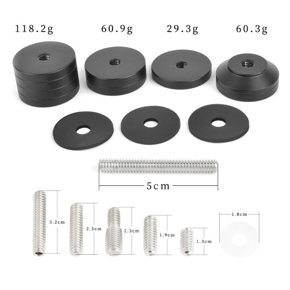 Tir à l'arc Stabilisateur d'arc Kit poids Barre d'équilibre Arc Riser Contrepoid