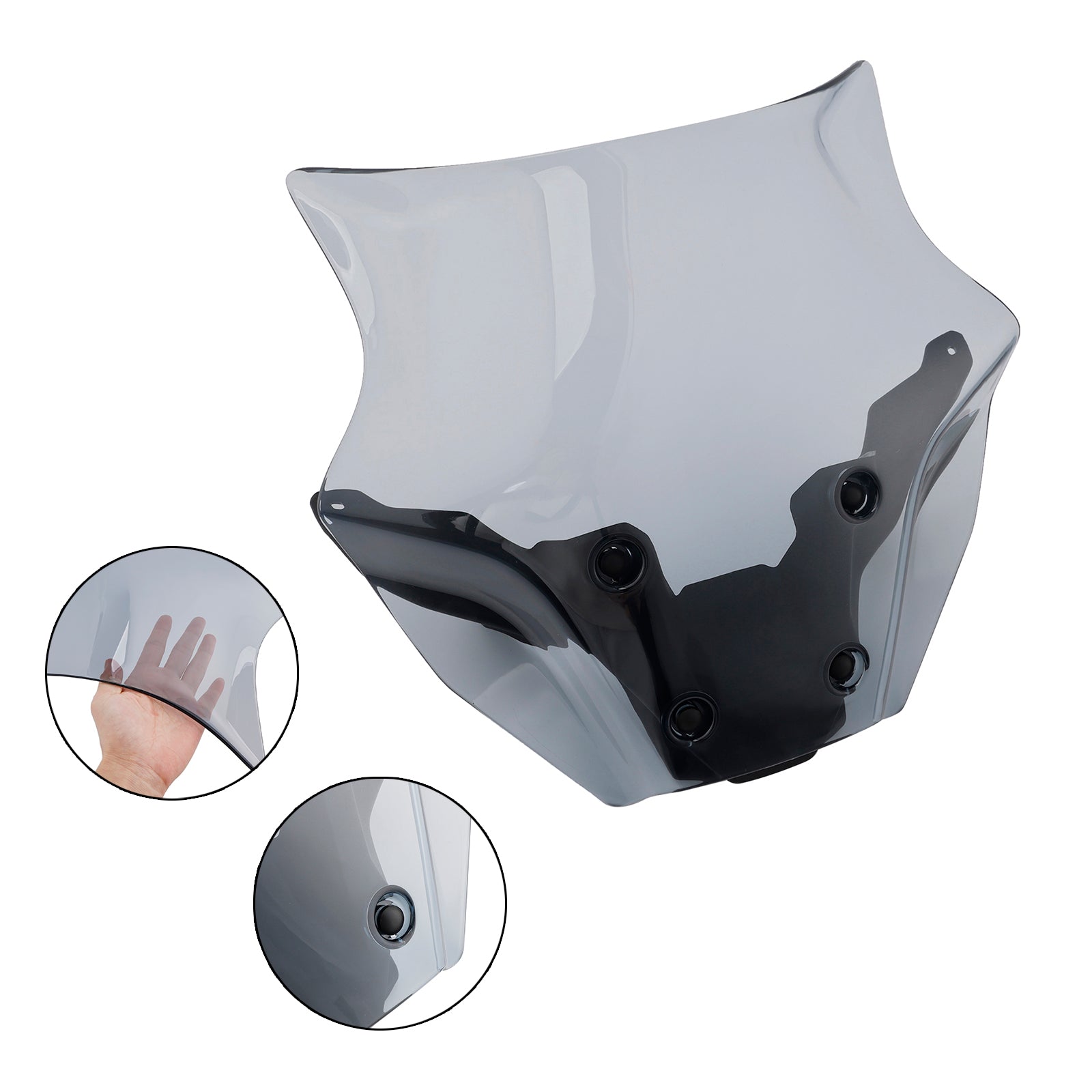 Vetrobransko steklo + podpora za Yamaha MT-09/SP 2024-2025