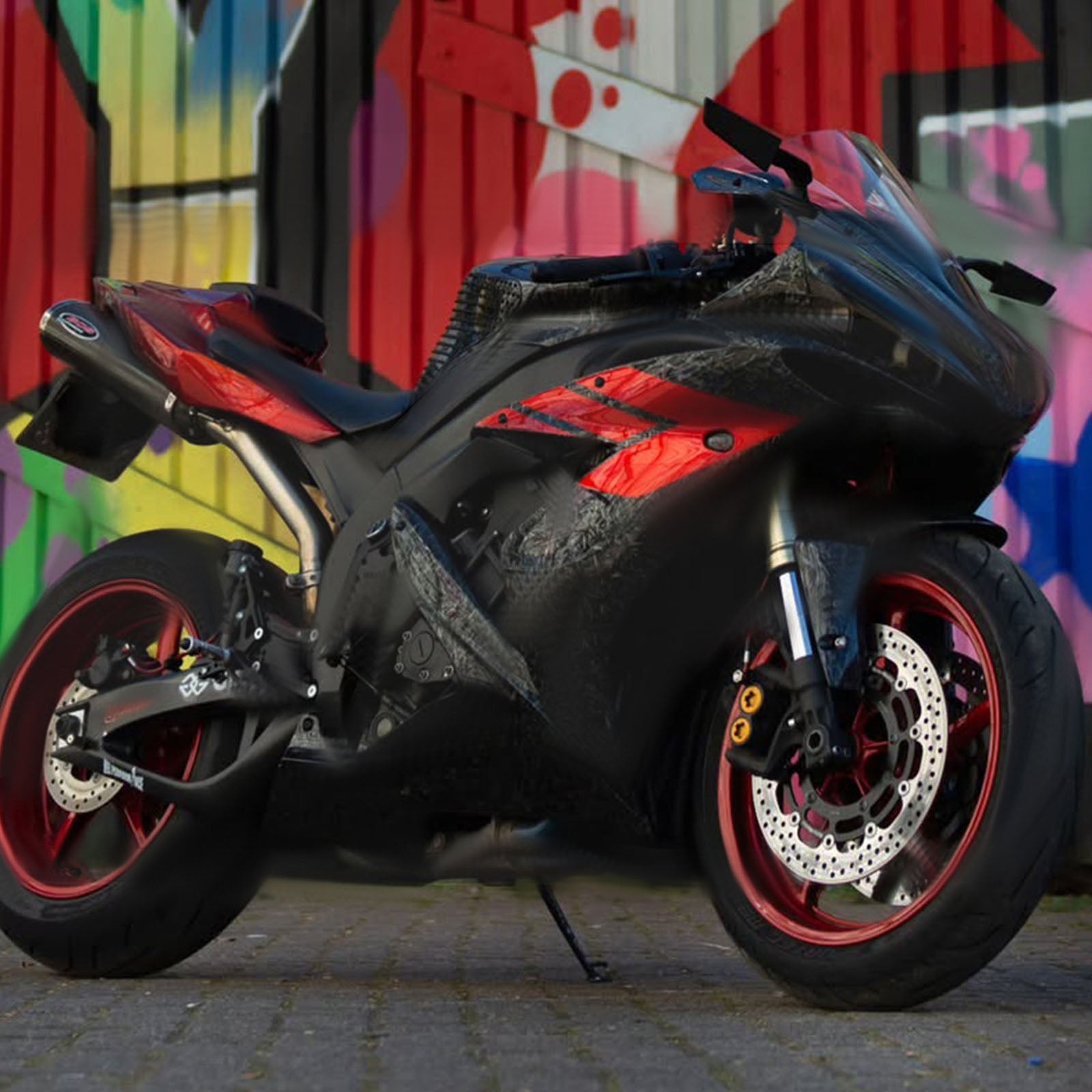 Kit carenatura iniettata in plastica ABS per Yamaha YZFR1 YZF-R1 2004-2006