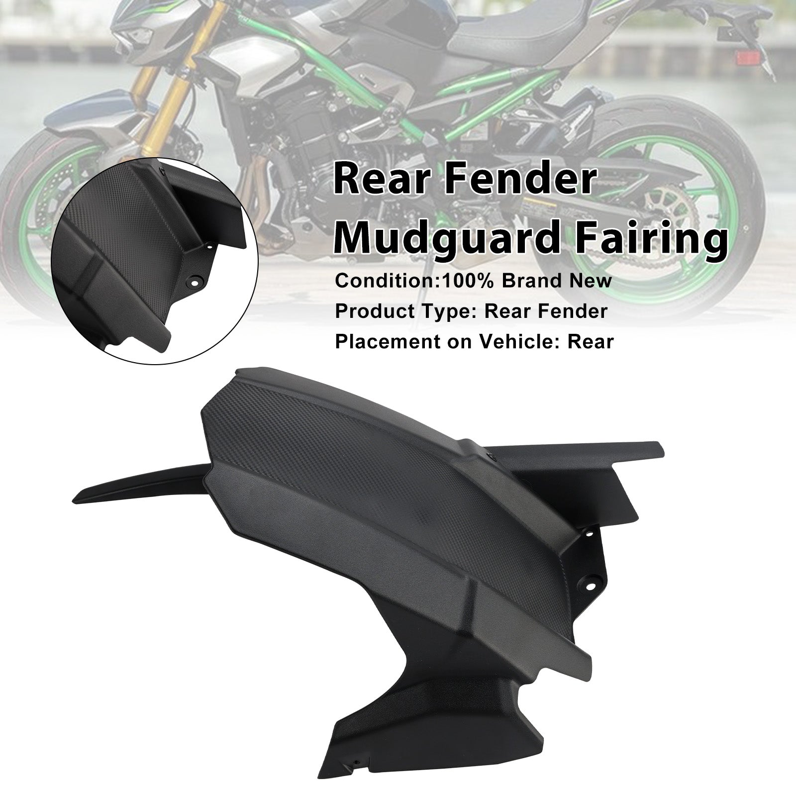 Carenatura parafango posteriore Kawasaki Z900 Z900SE 2025-2026